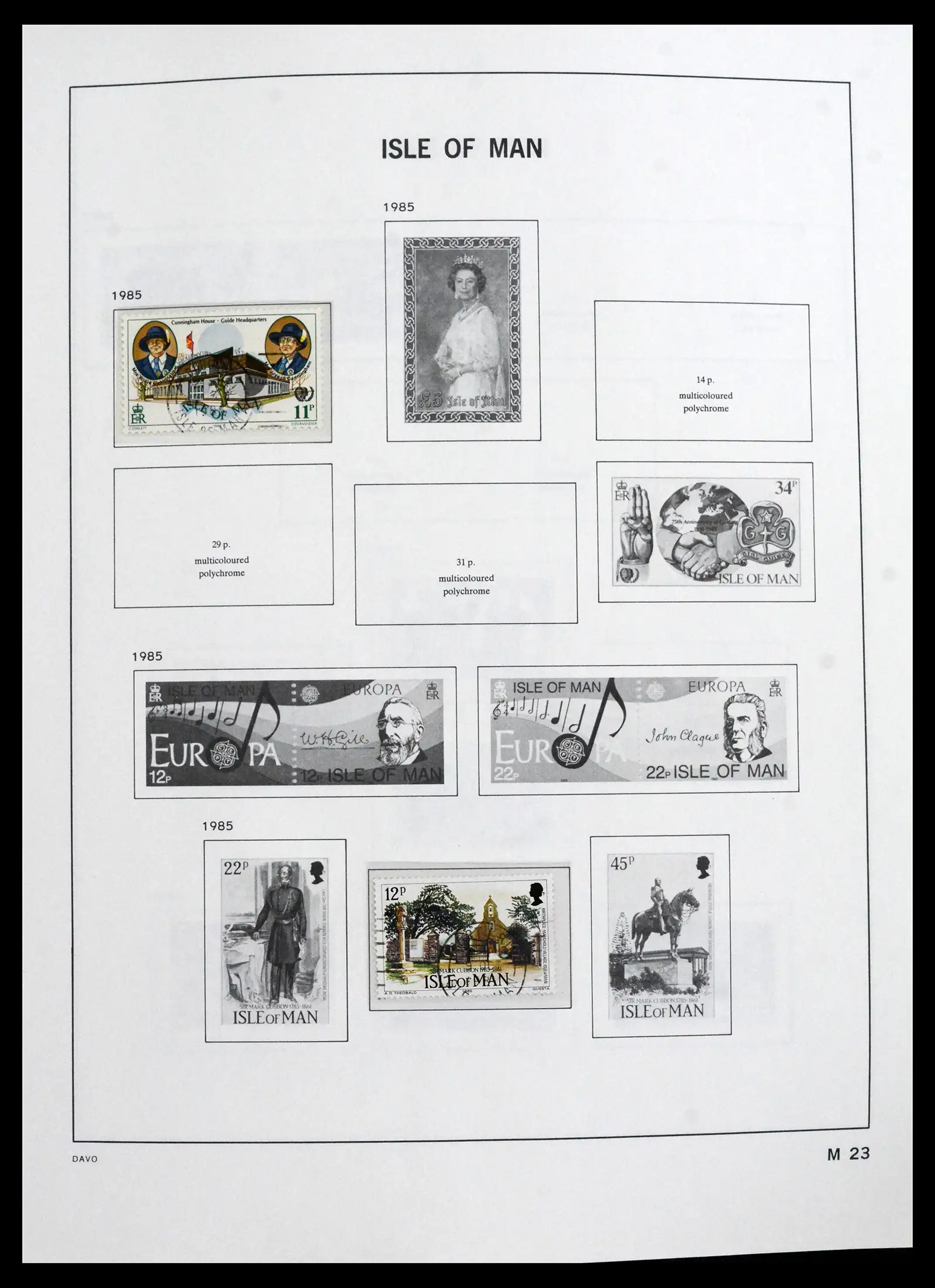 41664 0024 - Stamp collection 41664 Isle of Man 1973-2013.