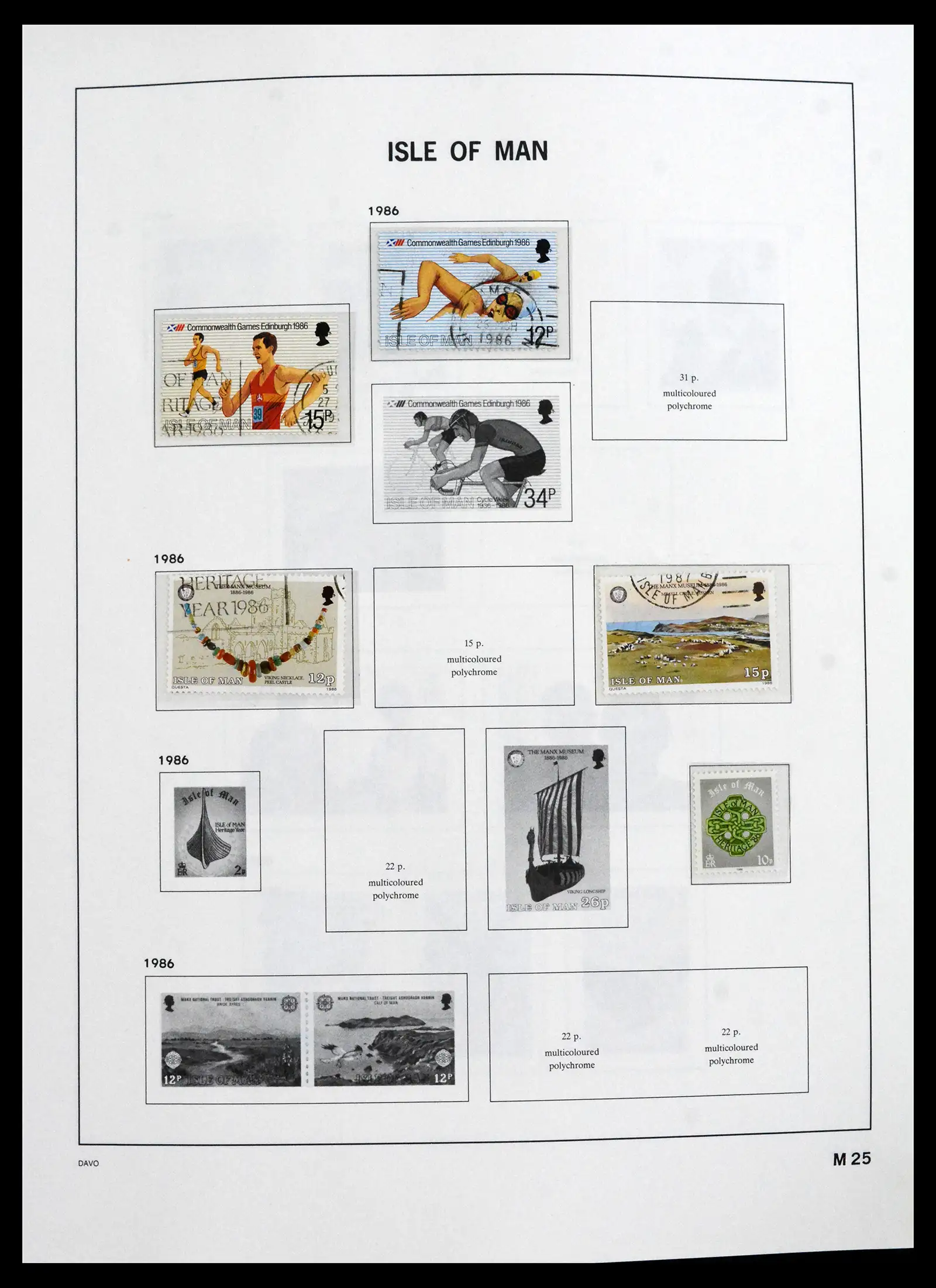 41664 0026 - Stamp collection 41664 Isle of Man 1973-2013.