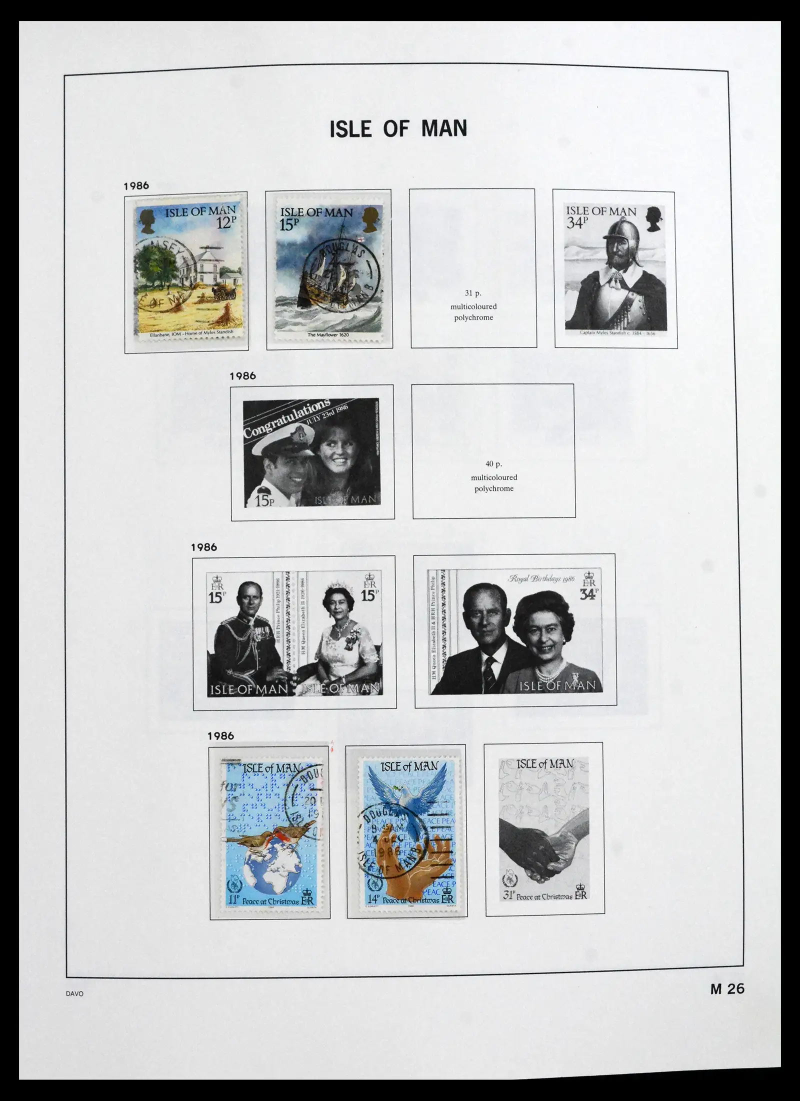 41664 0027 - Stamp collection 41664 Isle of Man 1973-2013.