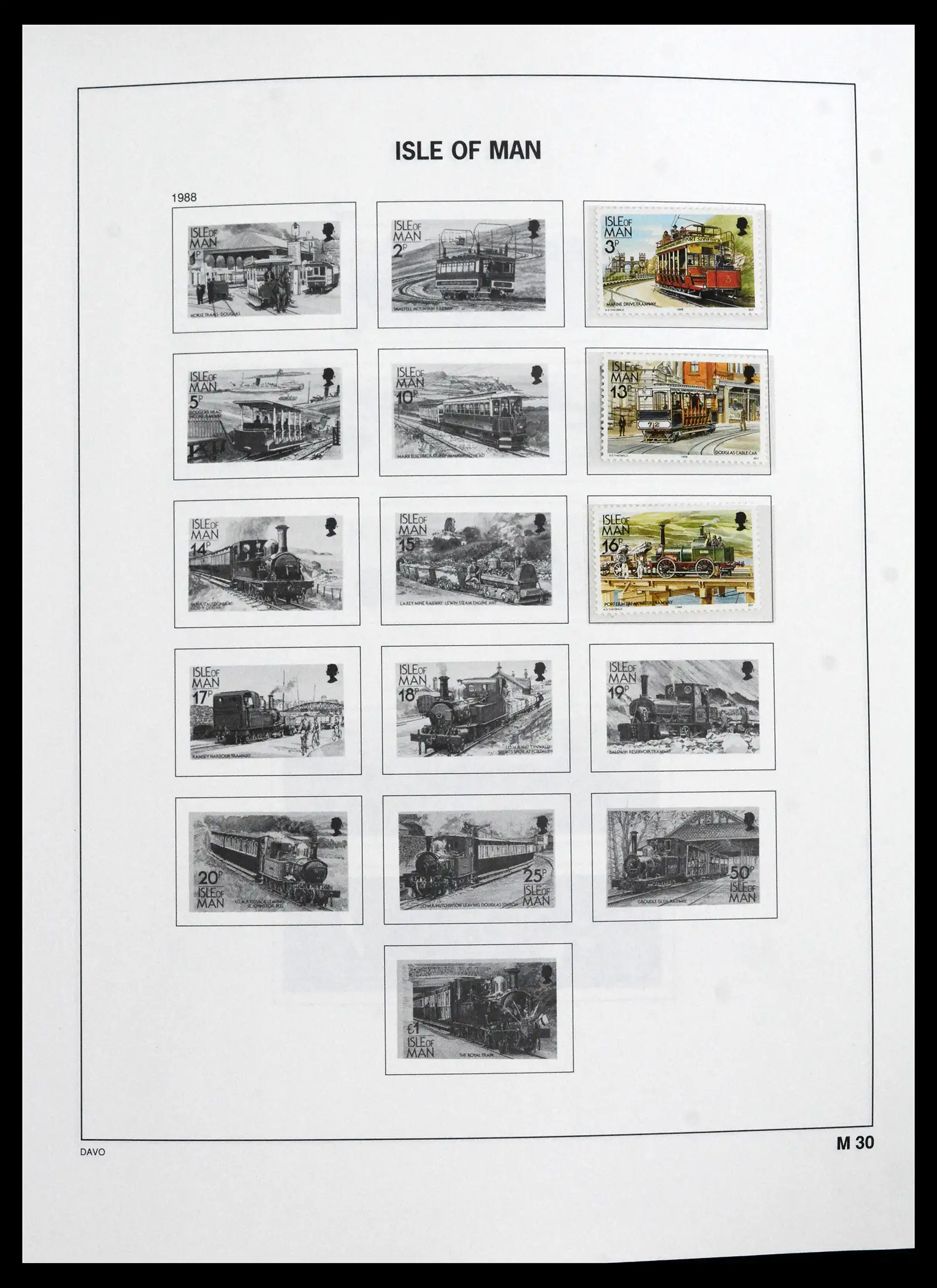 41664 0030 - Stamp collection 41664 Isle of Man 1973-2013.