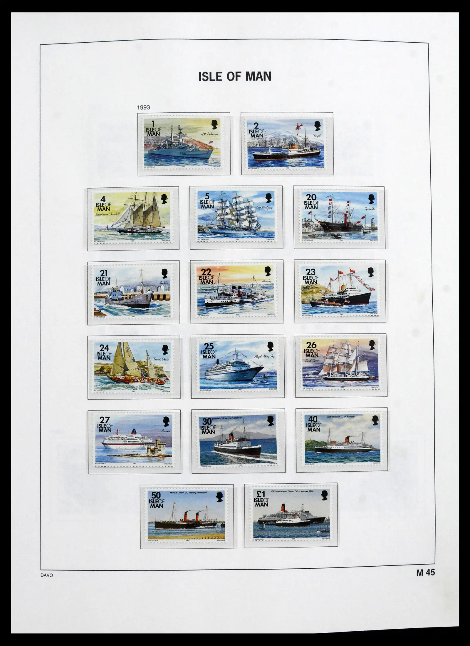 41664 0032 - Stamp collection 41664 Isle of Man 1973-2013.