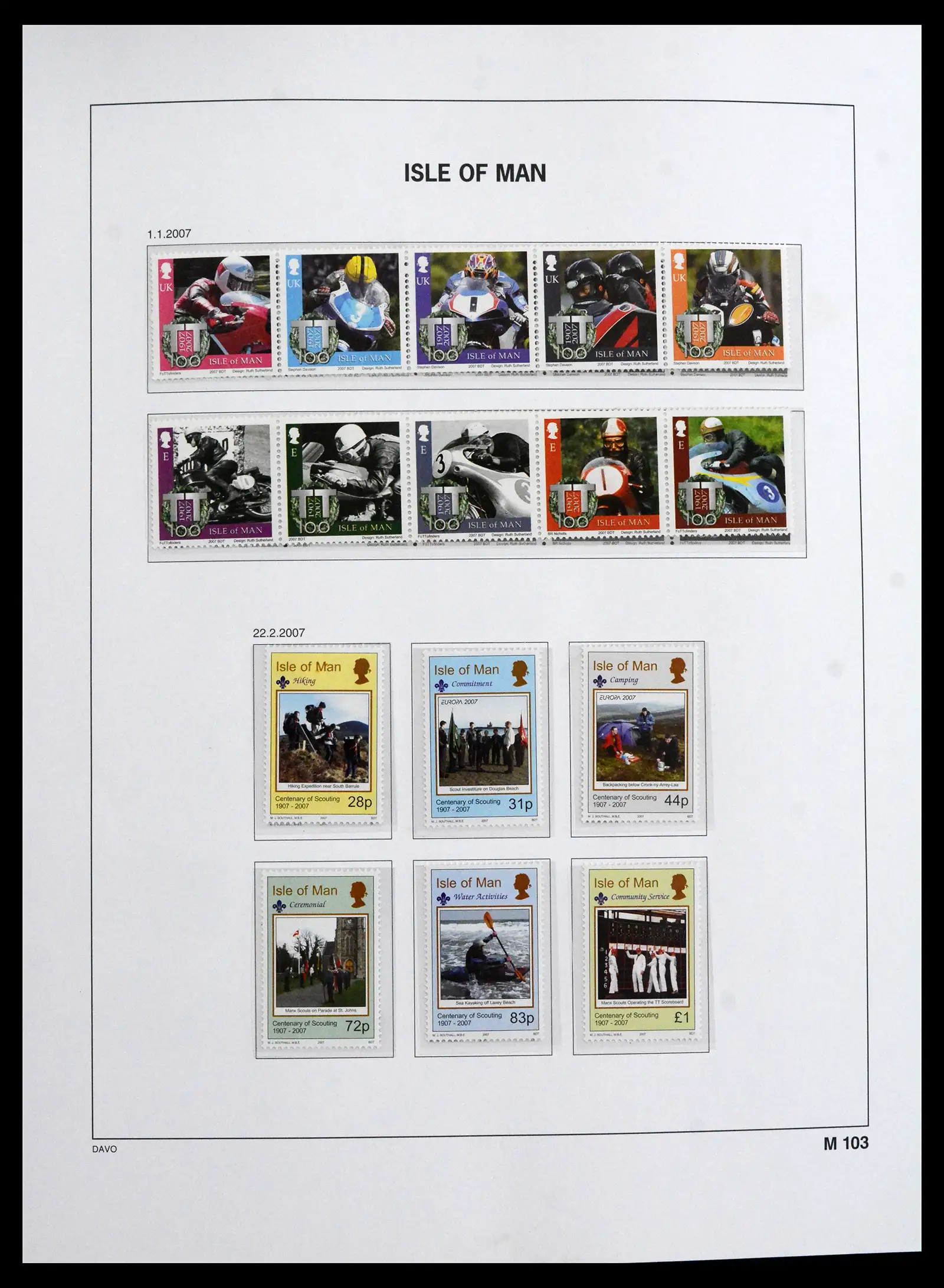 41664 0044 - Stamp collection 41664 Isle of Man 1973-2013.