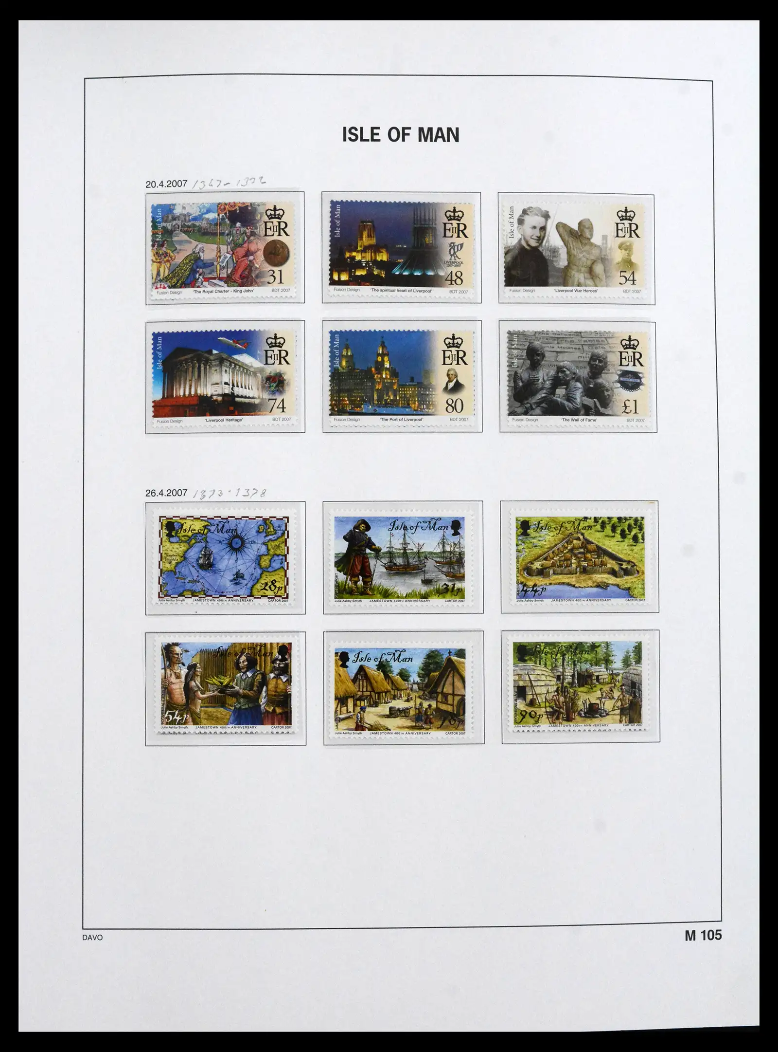 41664 0046 - Stamp collection 41664 Isle of Man 1973-2013.