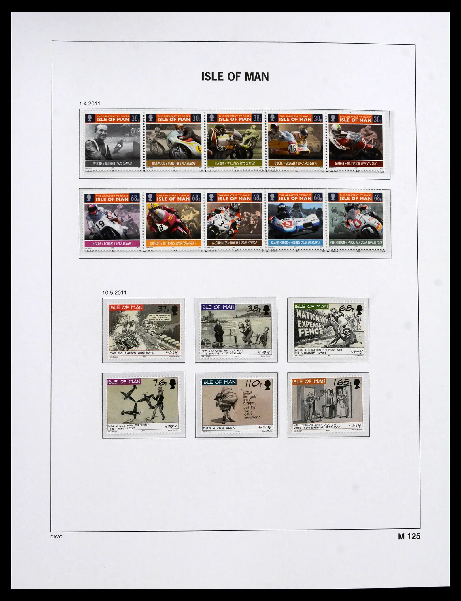 41664 0066 - Stamp collection 41664 Isle of Man 1973-2013.