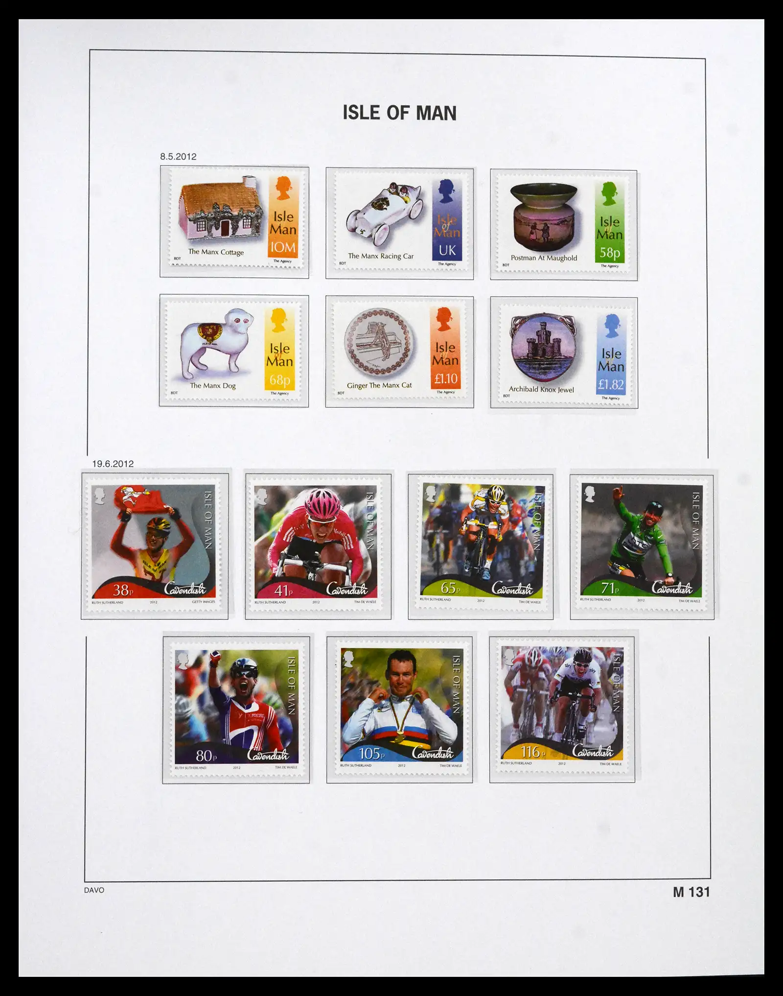 41664 0072 - Stamp collection 41664 Isle of Man 1973-2013.