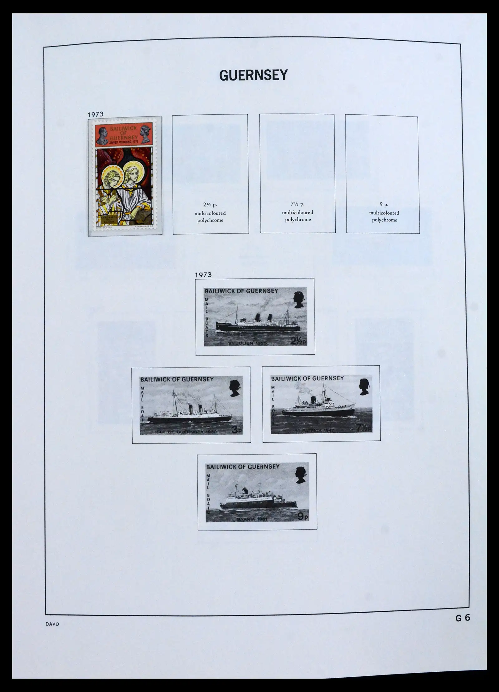 41666 0007 - Postzegelverzameling 41666 Guernsey 1941-2013.