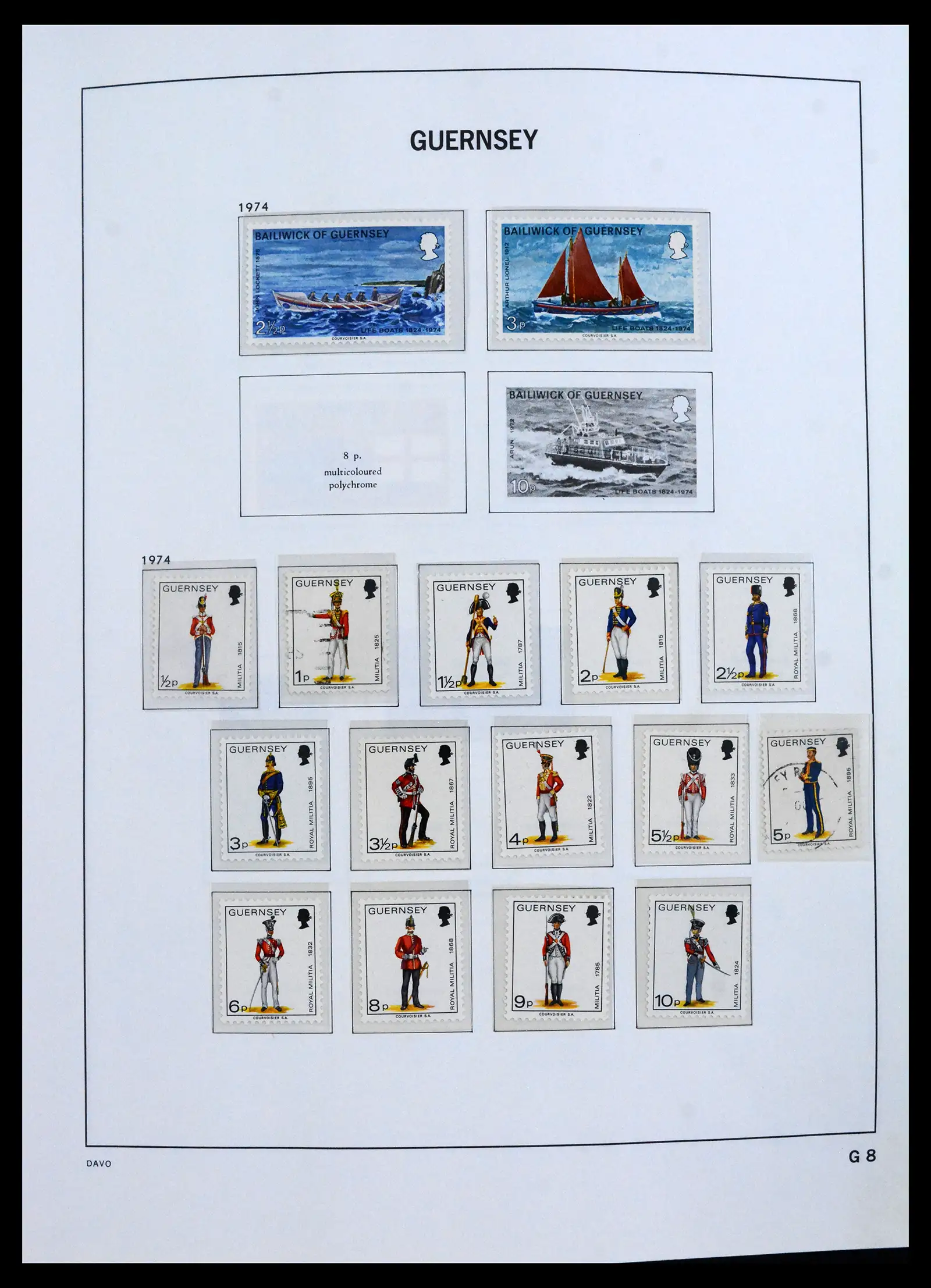 41666 0009 - Postzegelverzameling 41666 Guernsey 1941-2013.