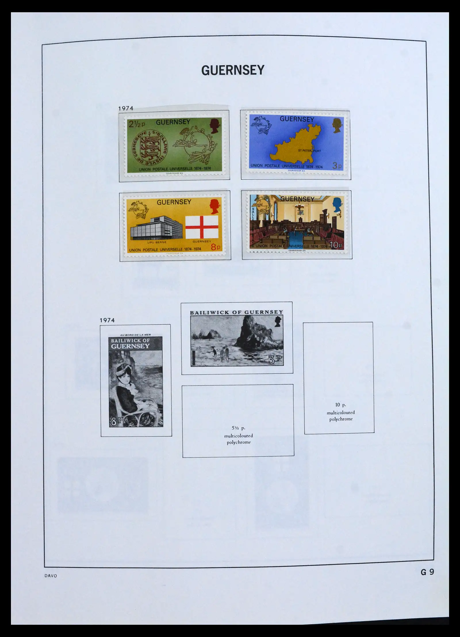 41666 0010 - Postzegelverzameling 41666 Guernsey 1941-2013.