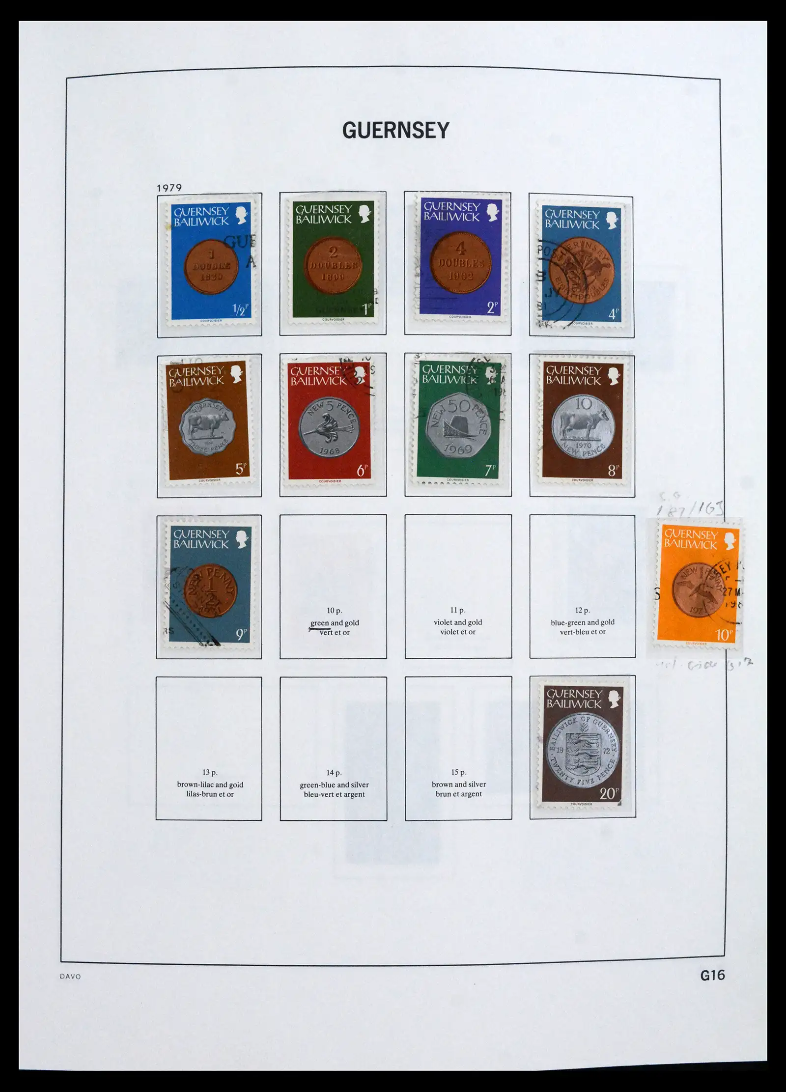 41666 0015 - Postzegelverzameling 41666 Guernsey 1941-2013.