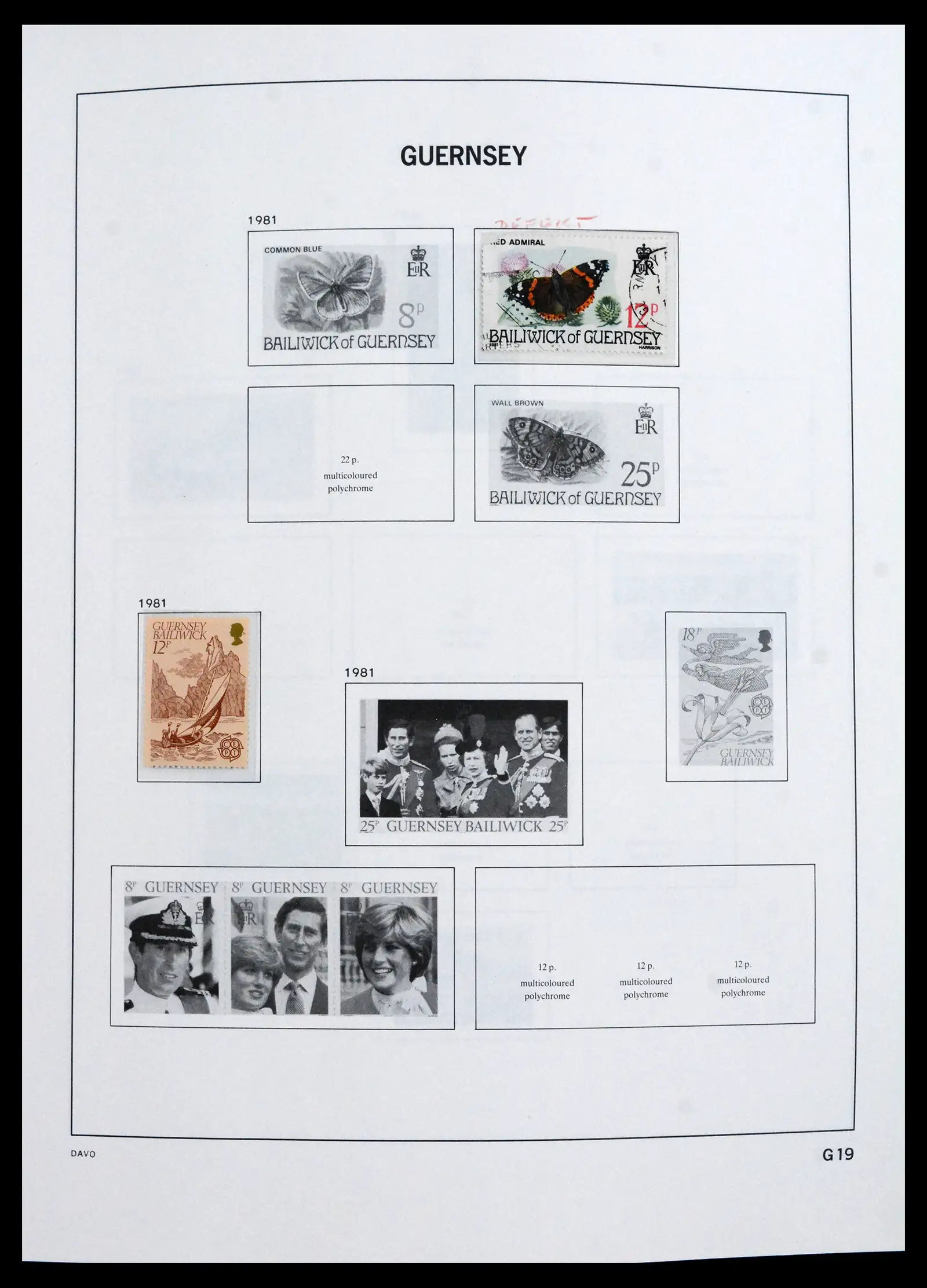 41666 0018 - Postzegelverzameling 41666 Guernsey 1941-2013.