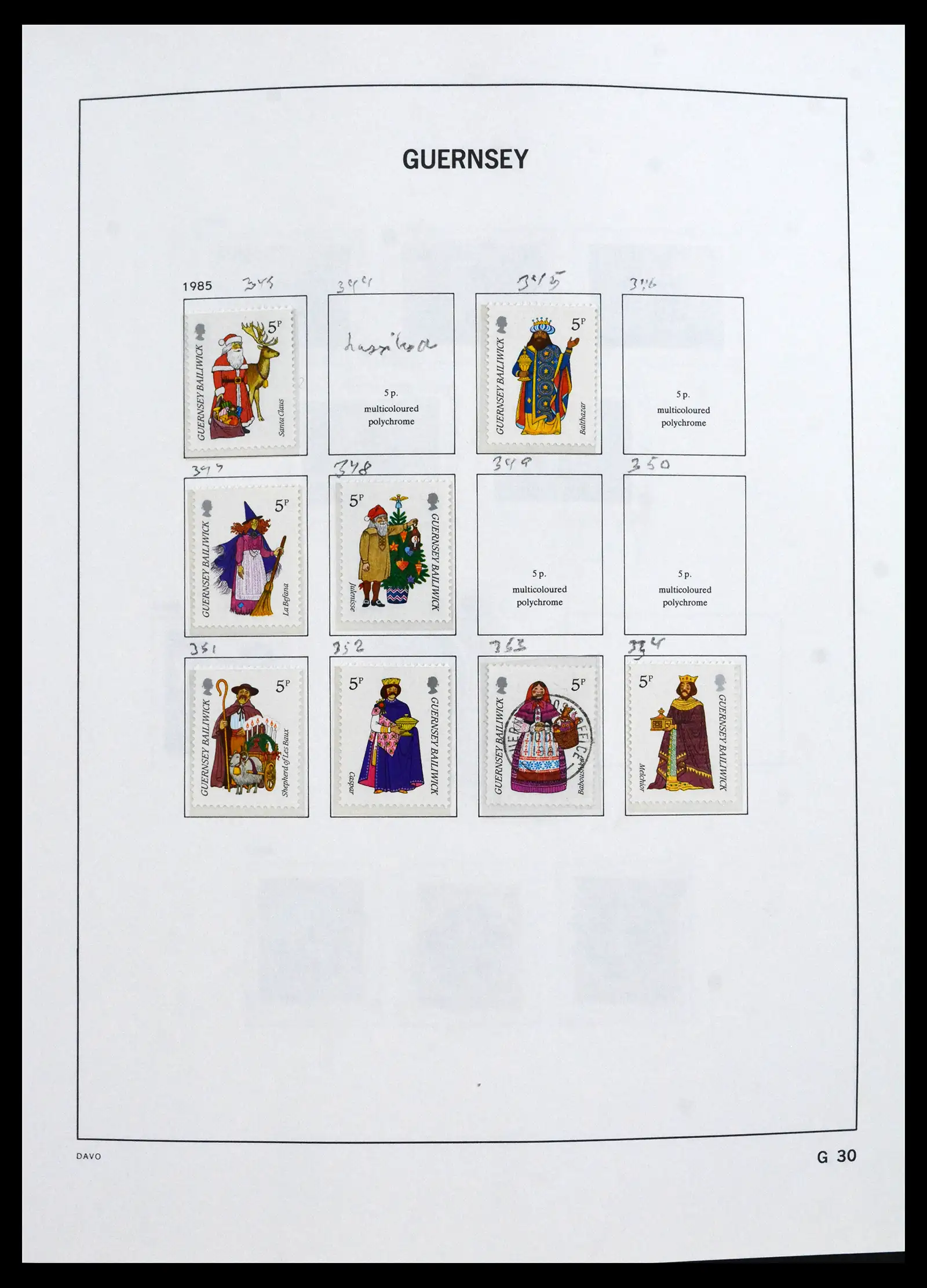 41666 0027 - Postzegelverzameling 41666 Guernsey 1941-2013.