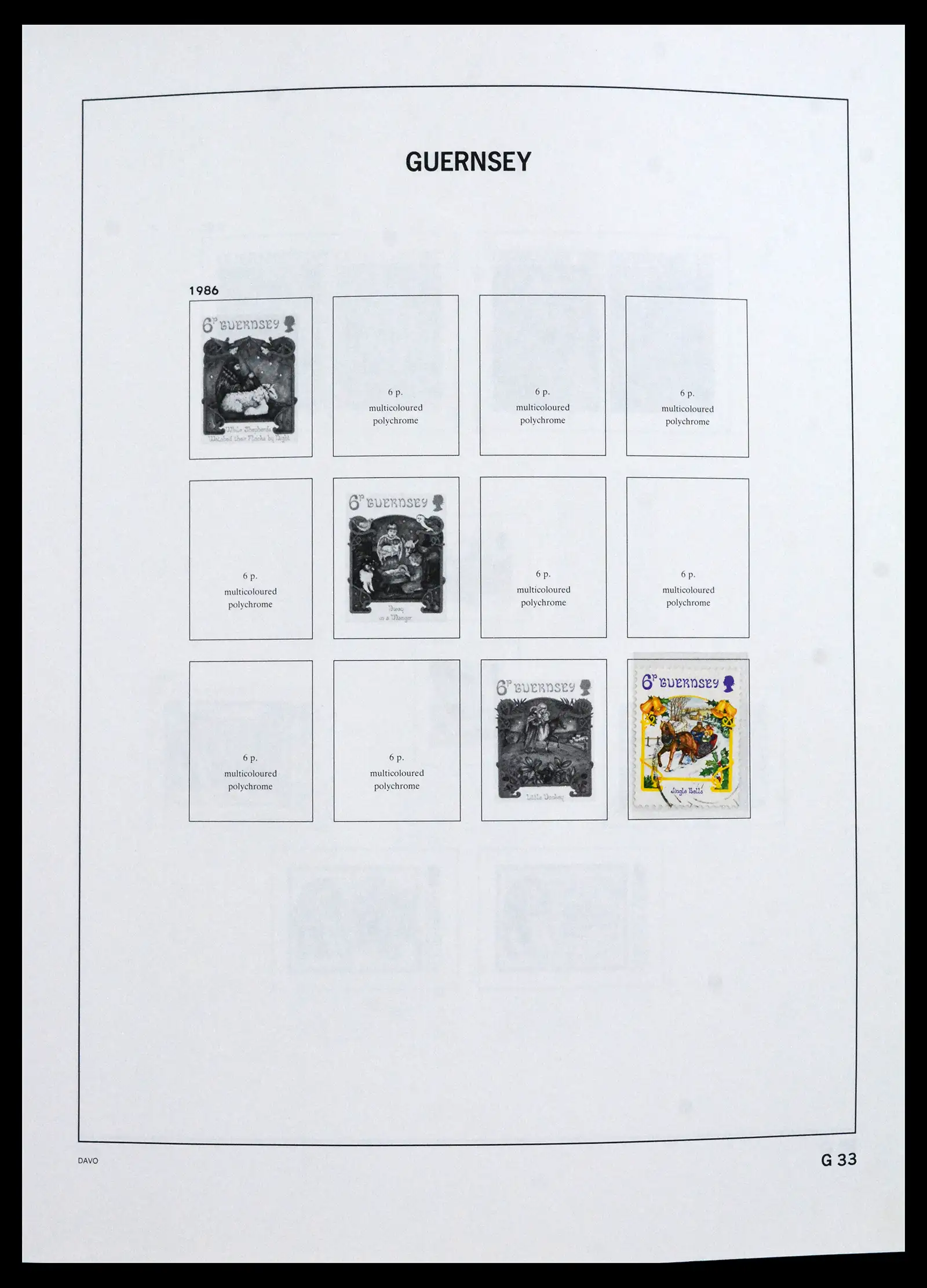 41666 0030 - Postzegelverzameling 41666 Guernsey 1941-2013.