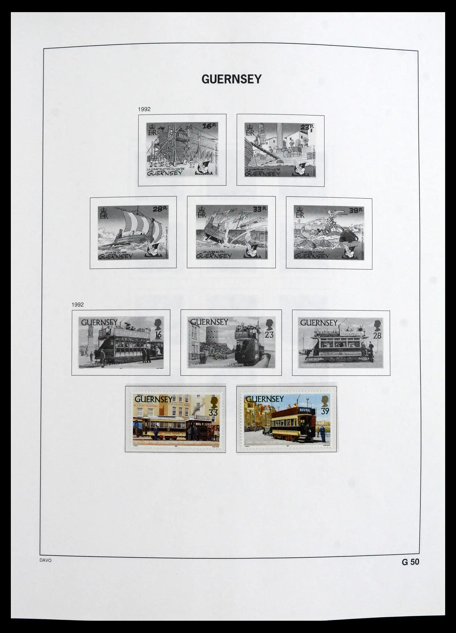 41666 0037 - Postzegelverzameling 41666 Guernsey 1941-2013.