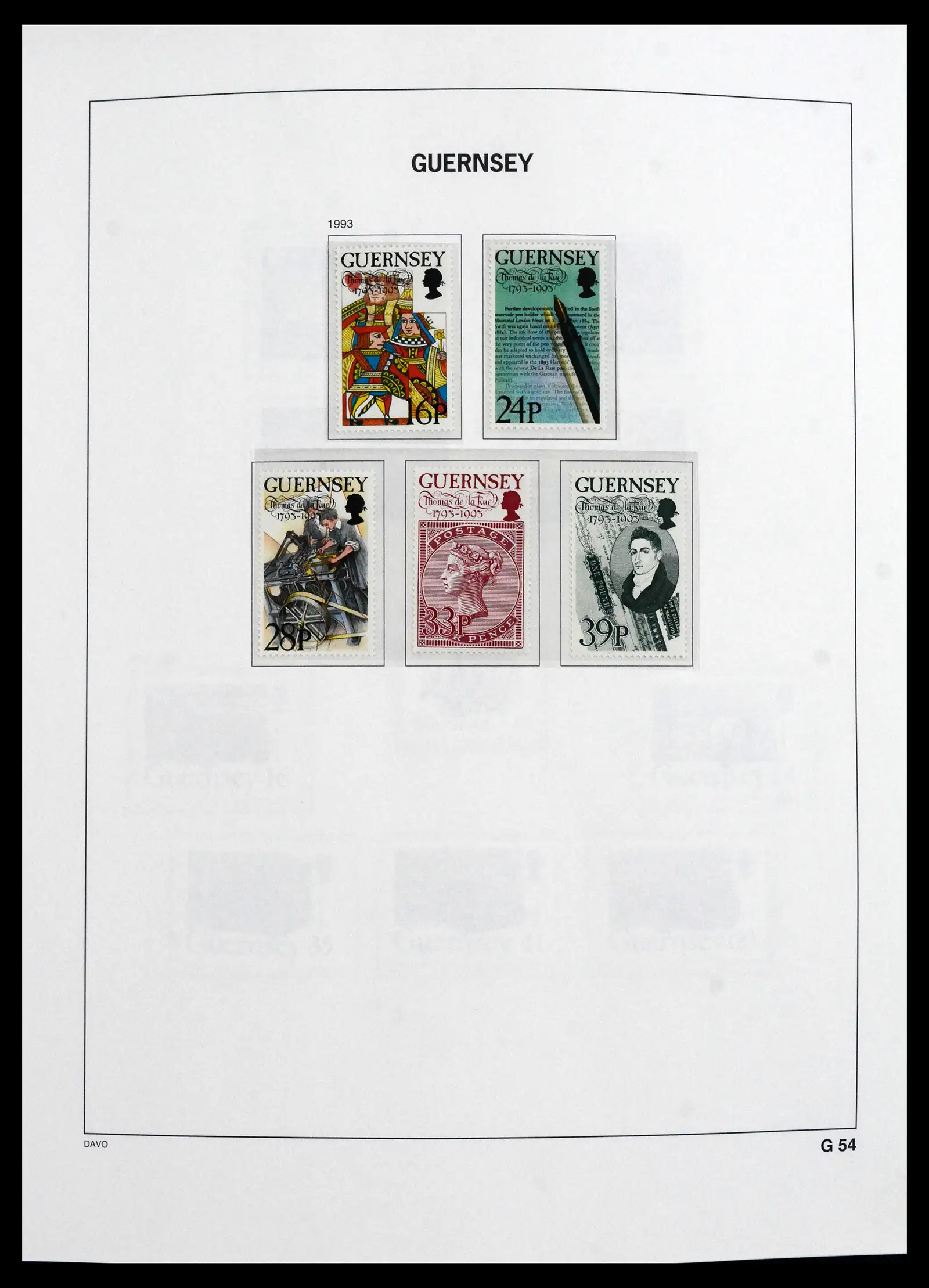 41666 0040 - Postzegelverzameling 41666 Guernsey 1941-2013.