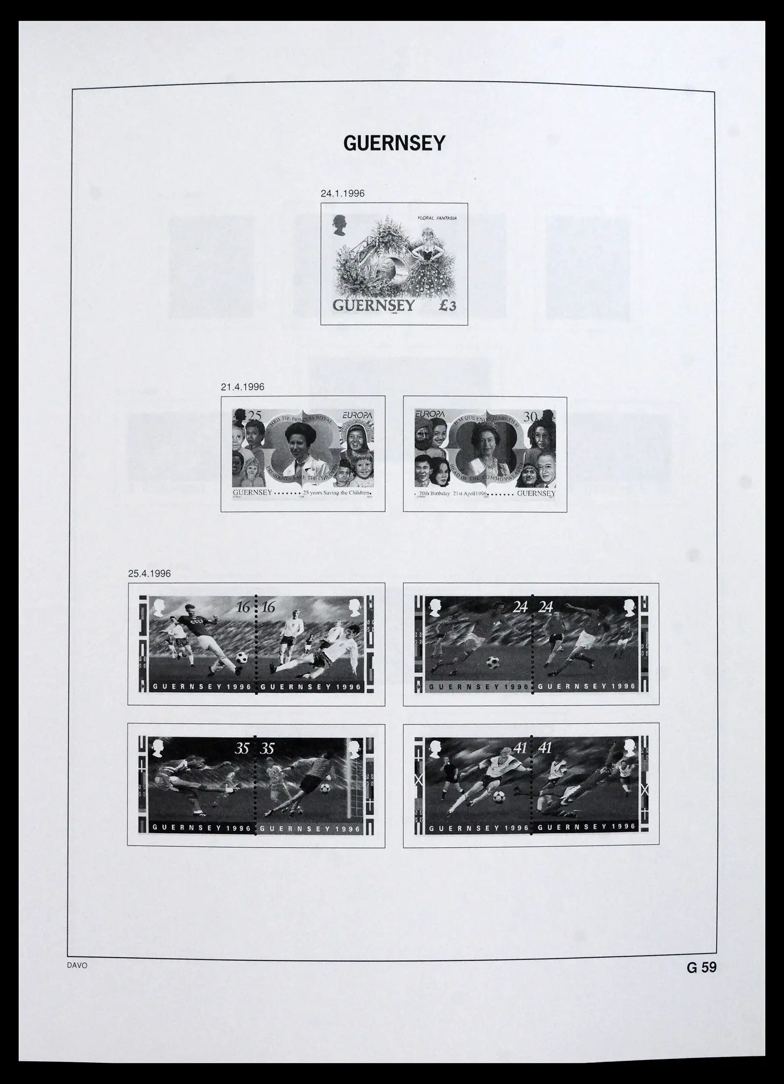 41666 0045 - Postzegelverzameling 41666 Guernsey 1941-2013.