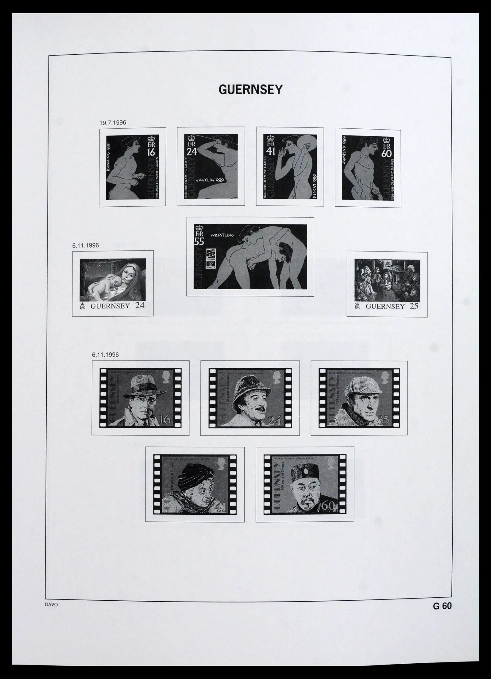 41666 0046 - Postzegelverzameling 41666 Guernsey 1941-2013.