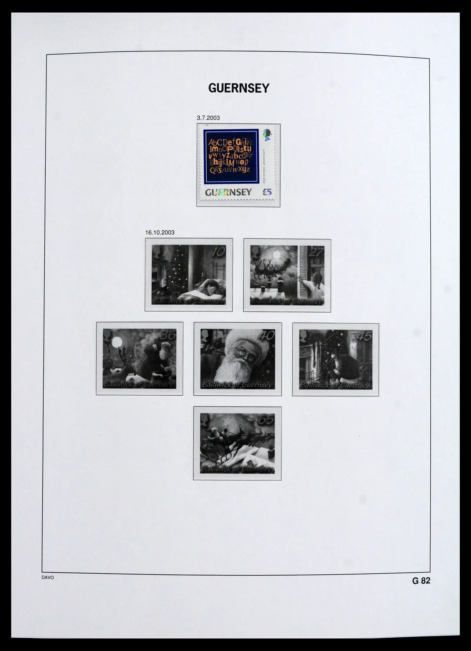 41666 0048 - Postzegelverzameling 41666 Guernsey 1941-2013.