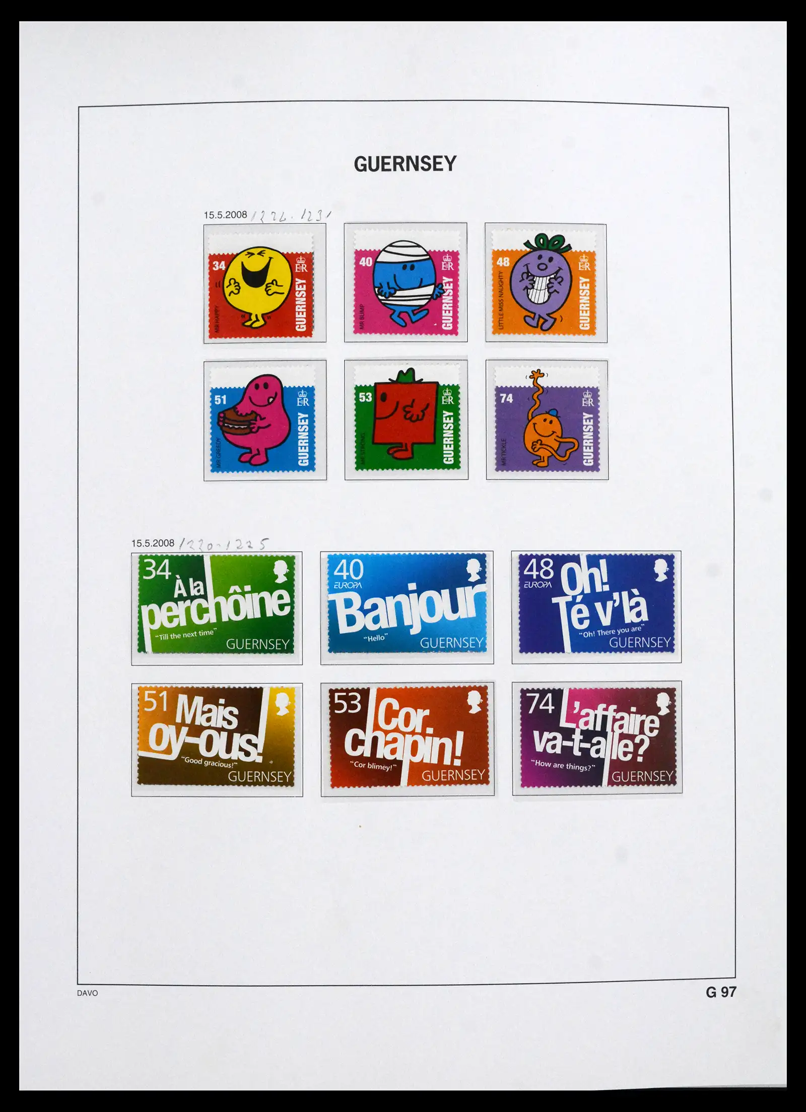 41666 0061 - Postzegelverzameling 41666 Guernsey 1941-2013.