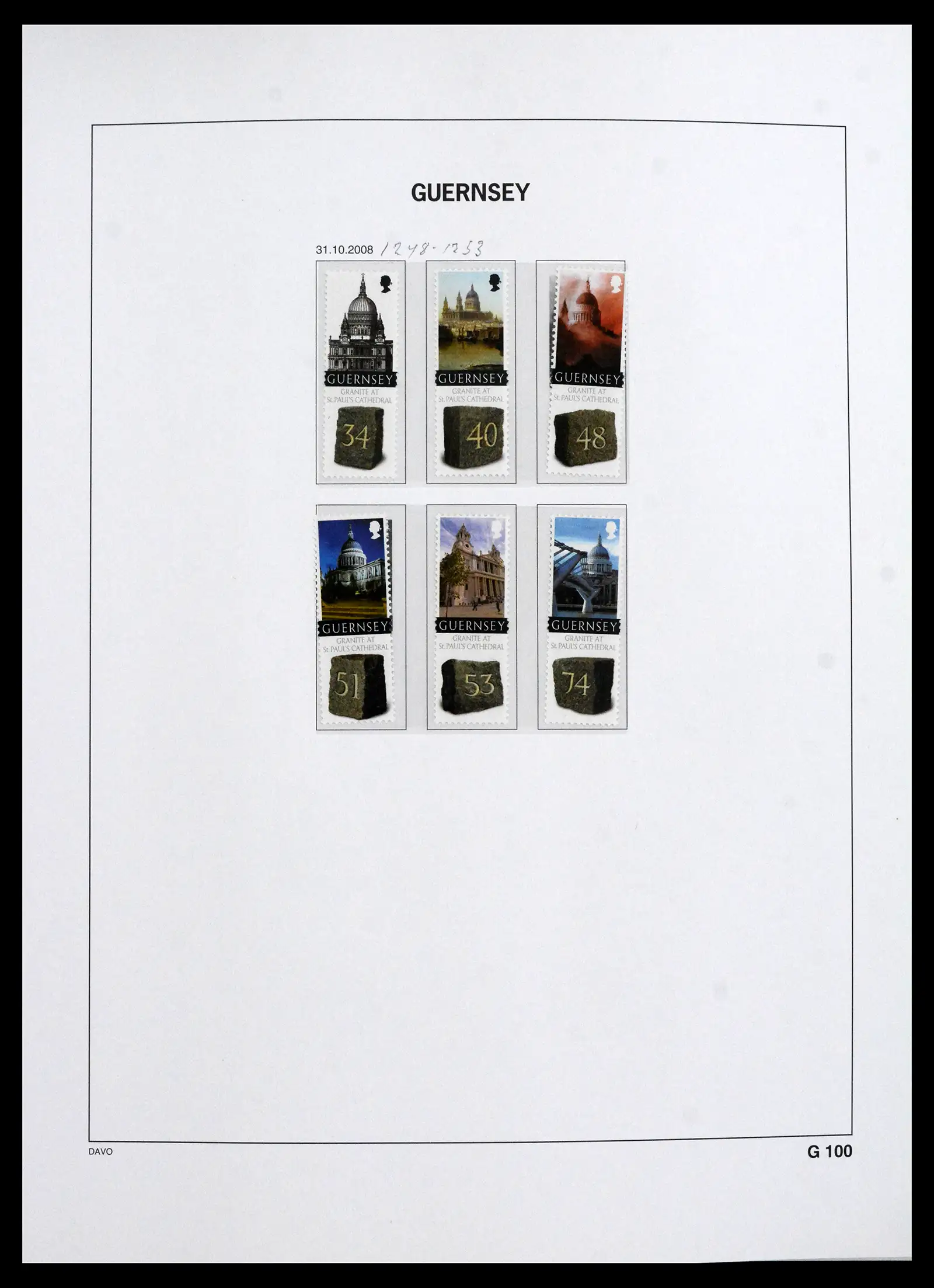 41666 0064 - Postzegelverzameling 41666 Guernsey 1941-2013.