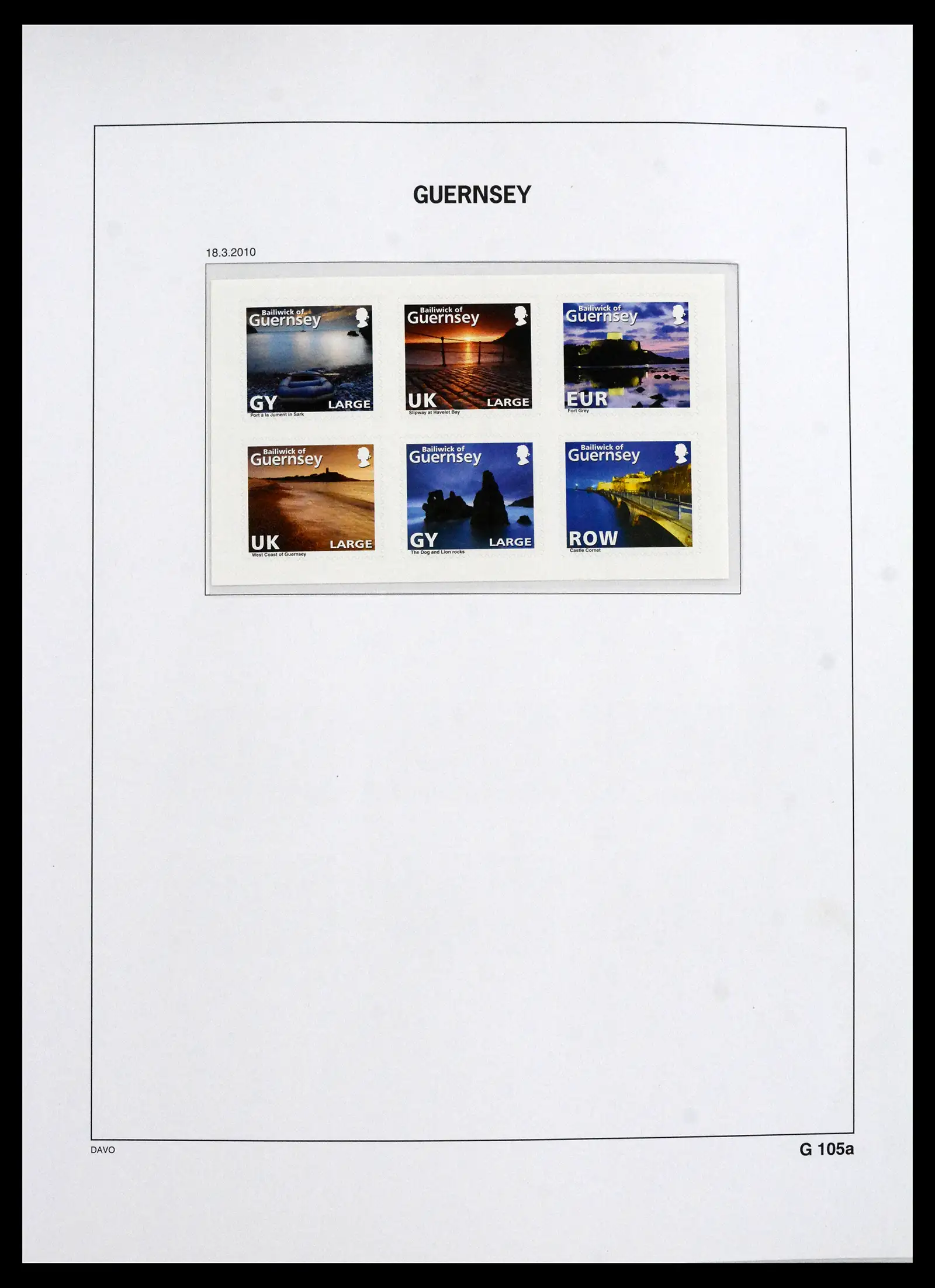 41666 0070 - Postzegelverzameling 41666 Guernsey 1941-2013.