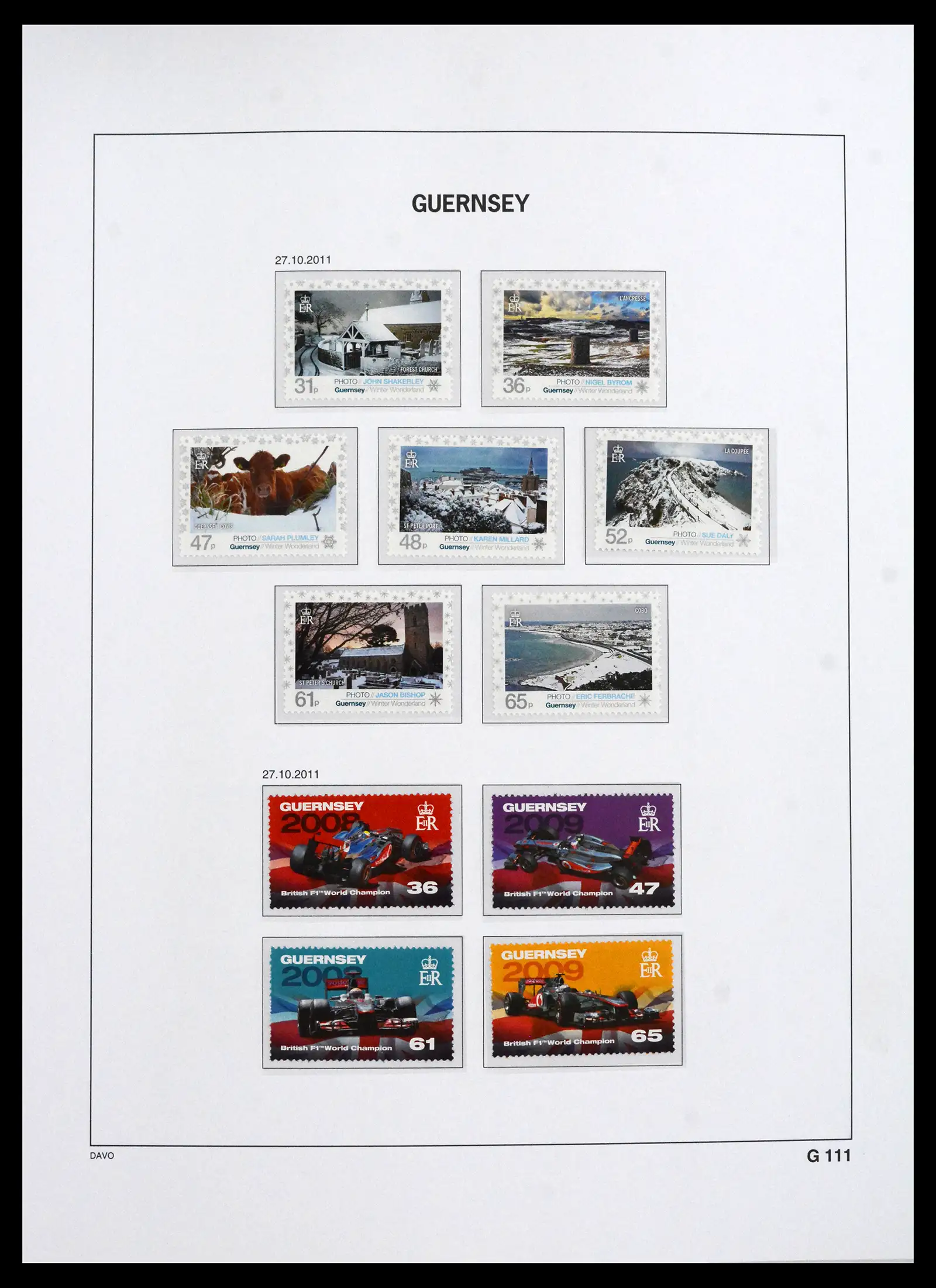 41666 0076 - Postzegelverzameling 41666 Guernsey 1941-2013.