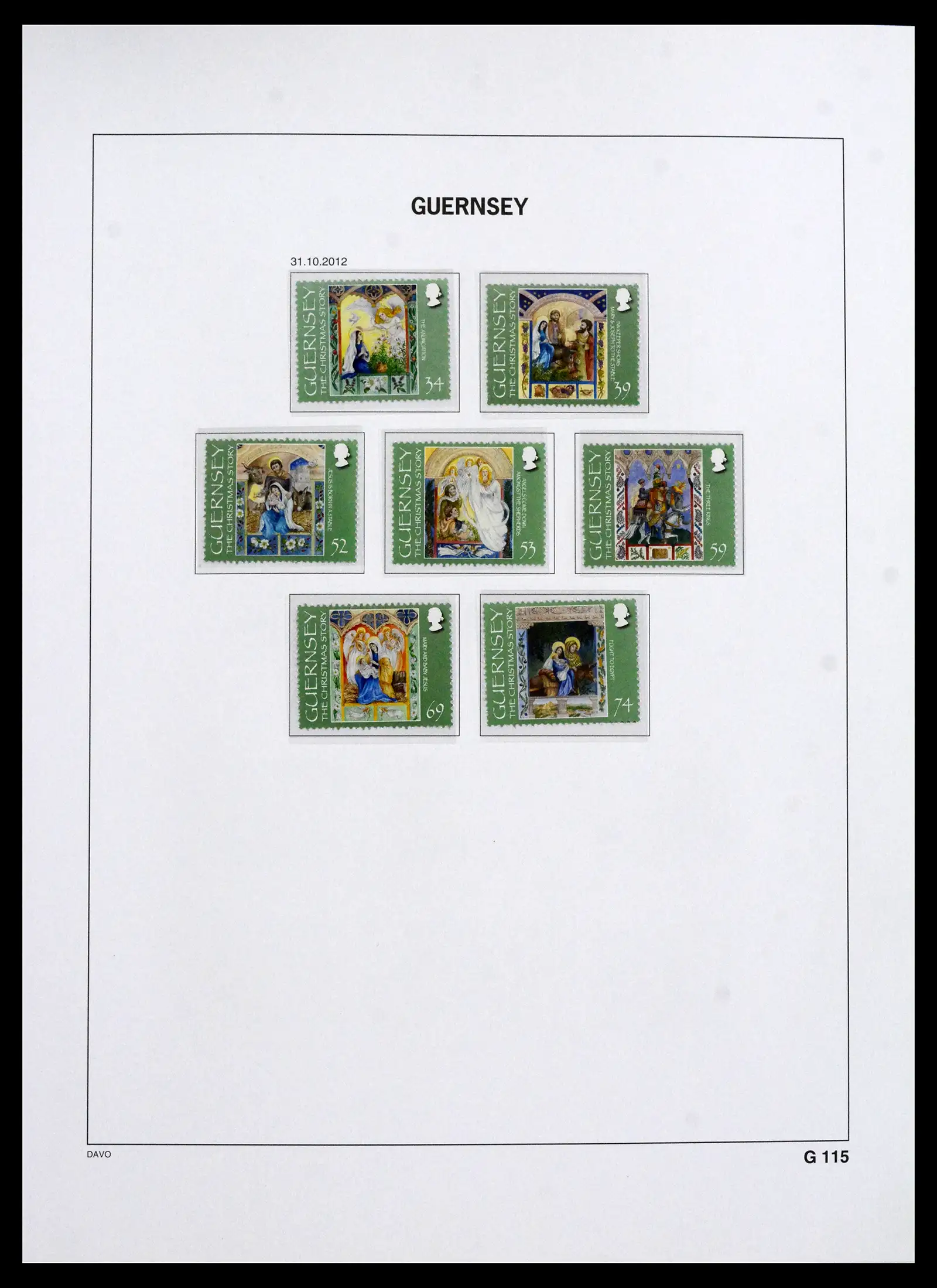 41666 0080 - Postzegelverzameling 41666 Guernsey 1941-2013.