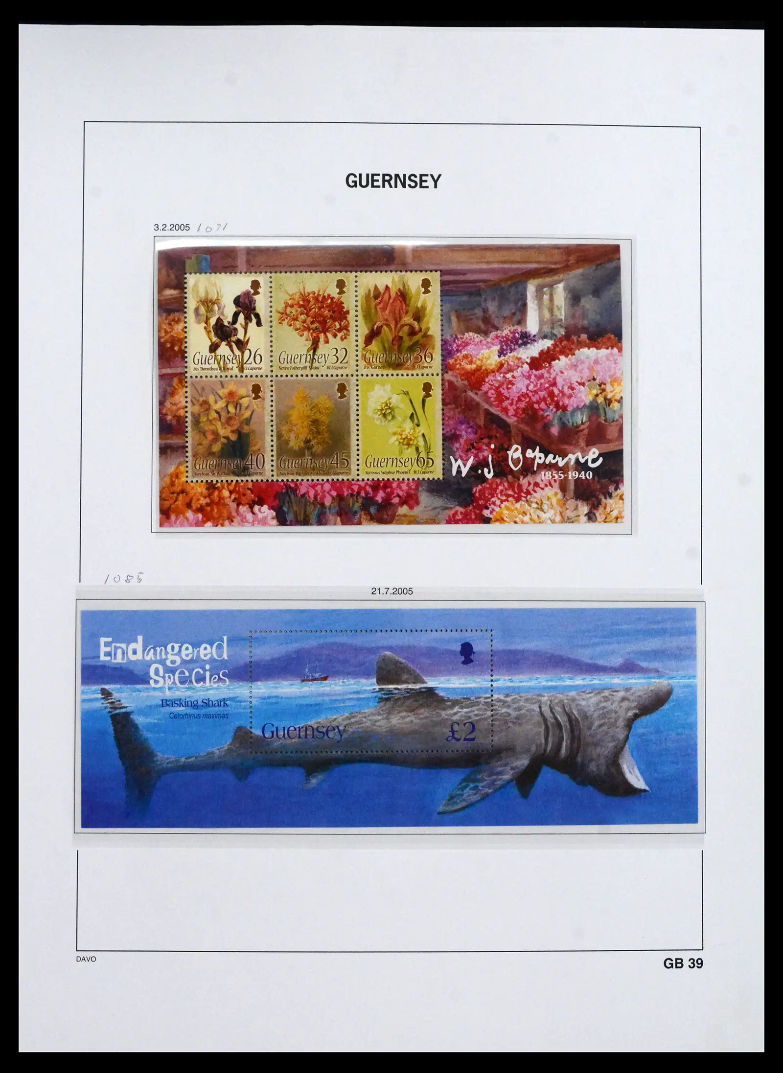 41666 0087 - Postzegelverzameling 41666 Guernsey 1941-2013.