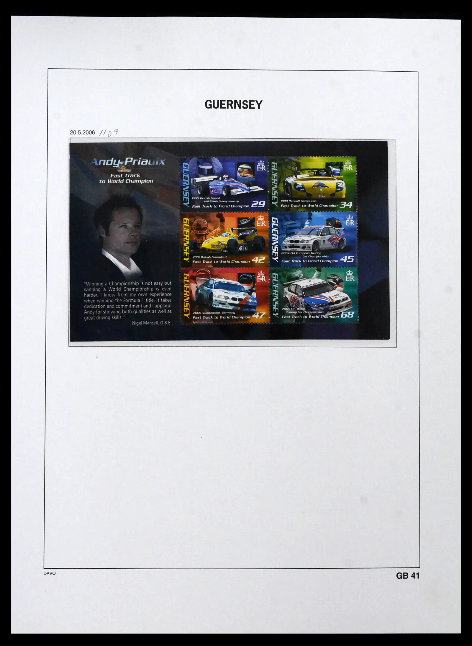 41666 0089 - Postzegelverzameling 41666 Guernsey 1941-2013.