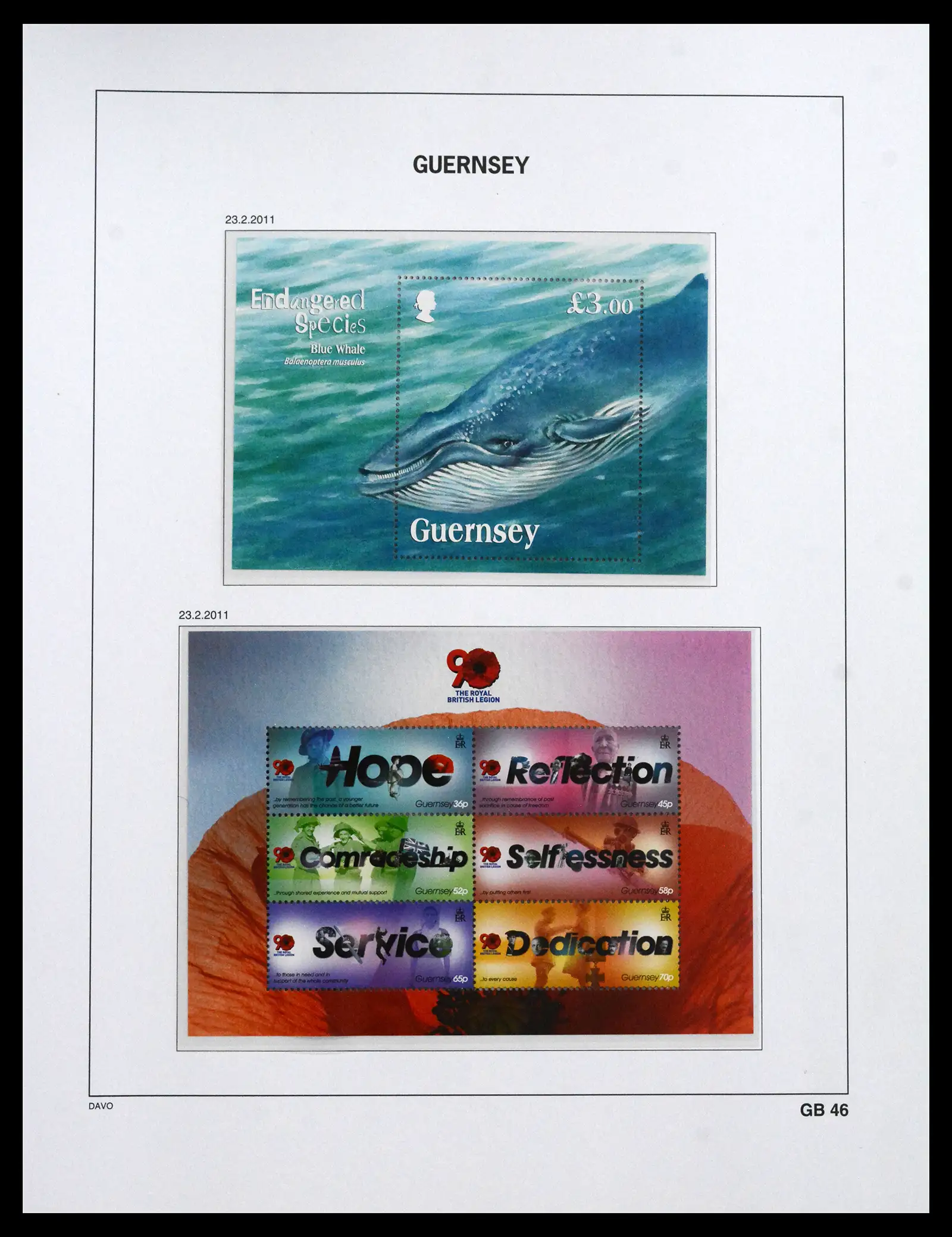 41666 0094 - Postzegelverzameling 41666 Guernsey 1941-2013.