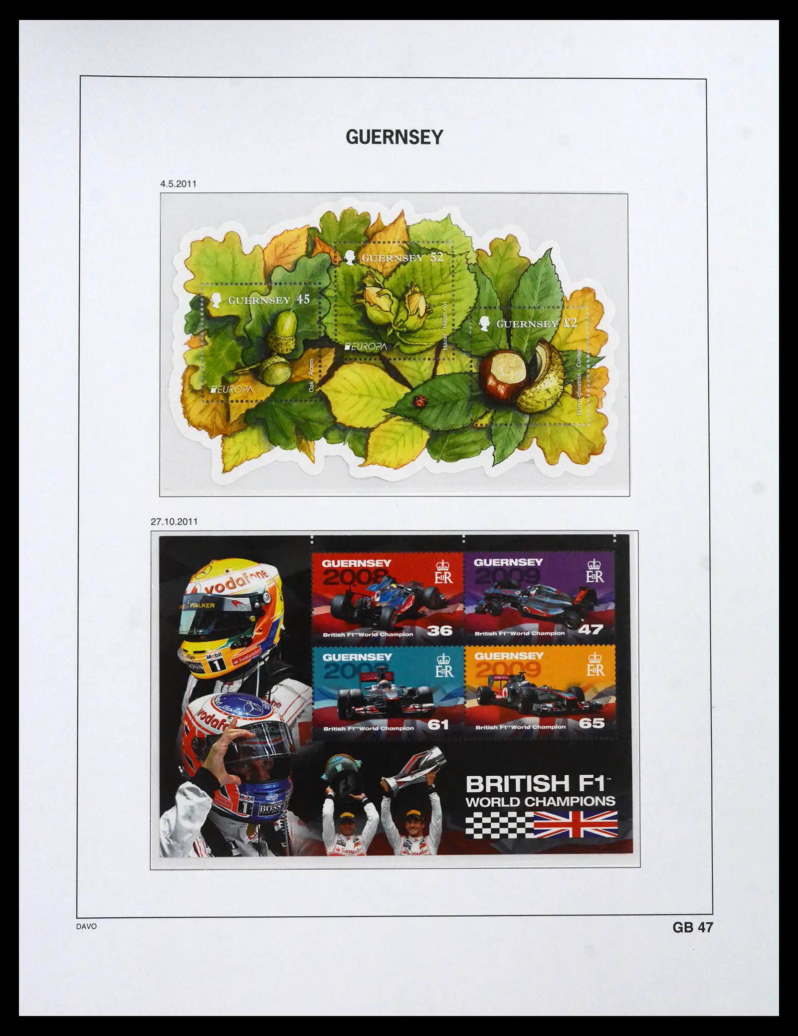 41666 0095 - Postzegelverzameling 41666 Guernsey 1941-2013.