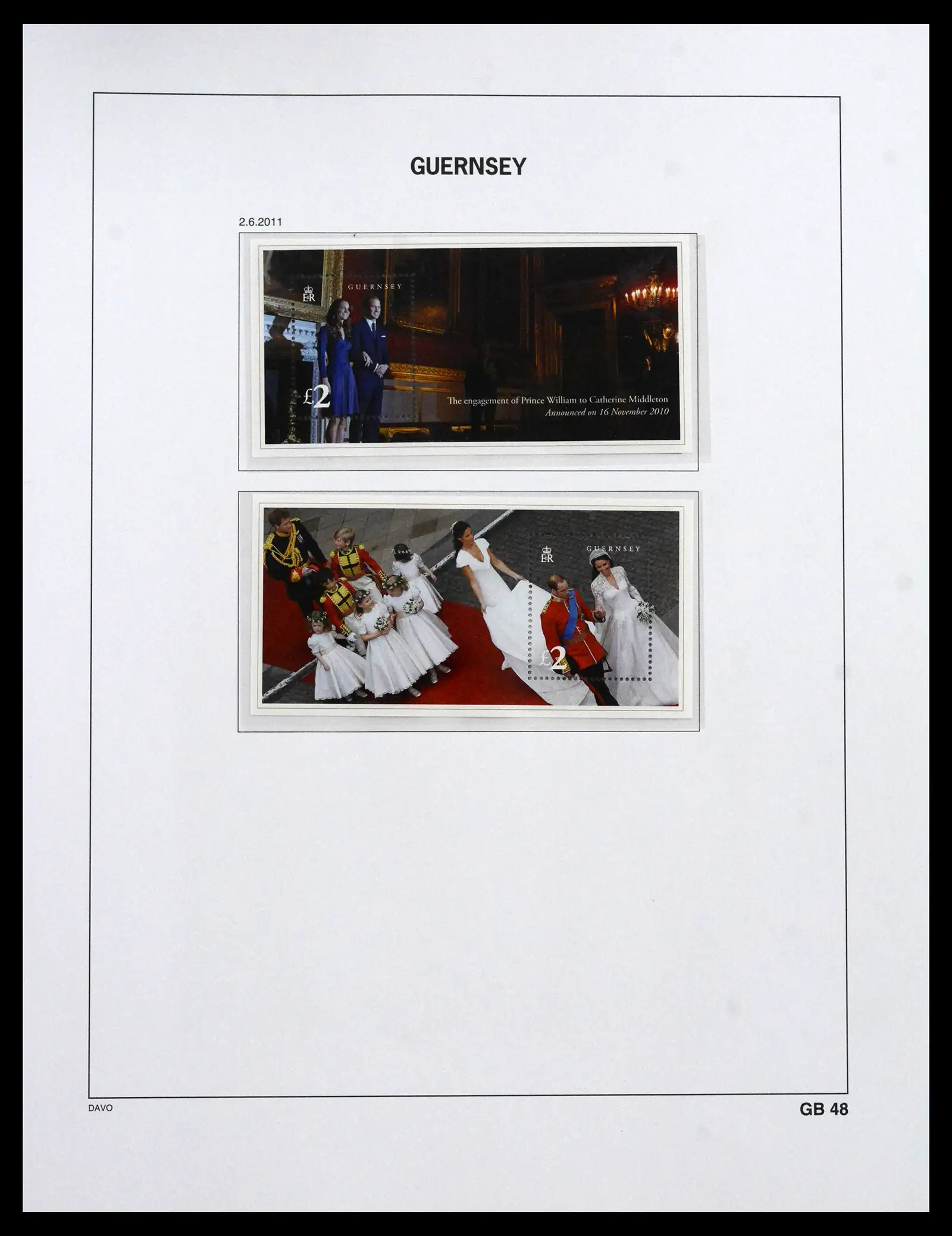 41666 0096 - Postzegelverzameling 41666 Guernsey 1941-2013.