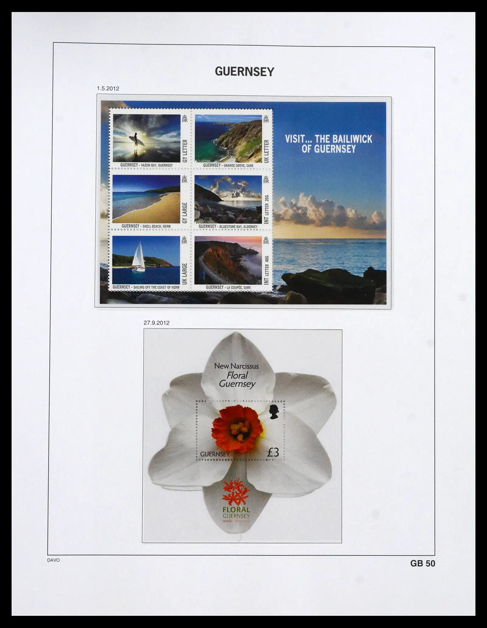 41666 0098 - Postzegelverzameling 41666 Guernsey 1941-2013.