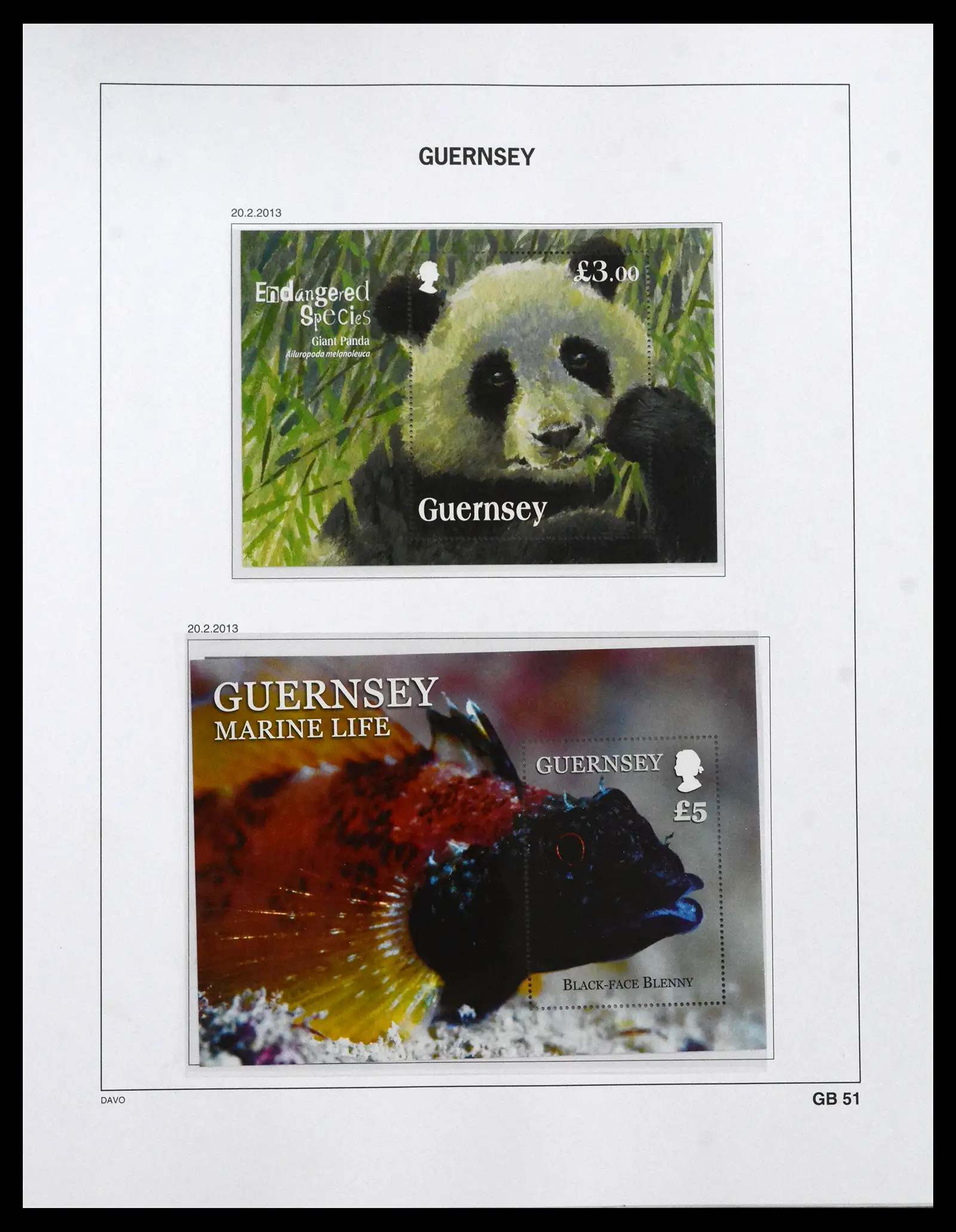 41666 0099 - Postzegelverzameling 41666 Guernsey 1941-2013.