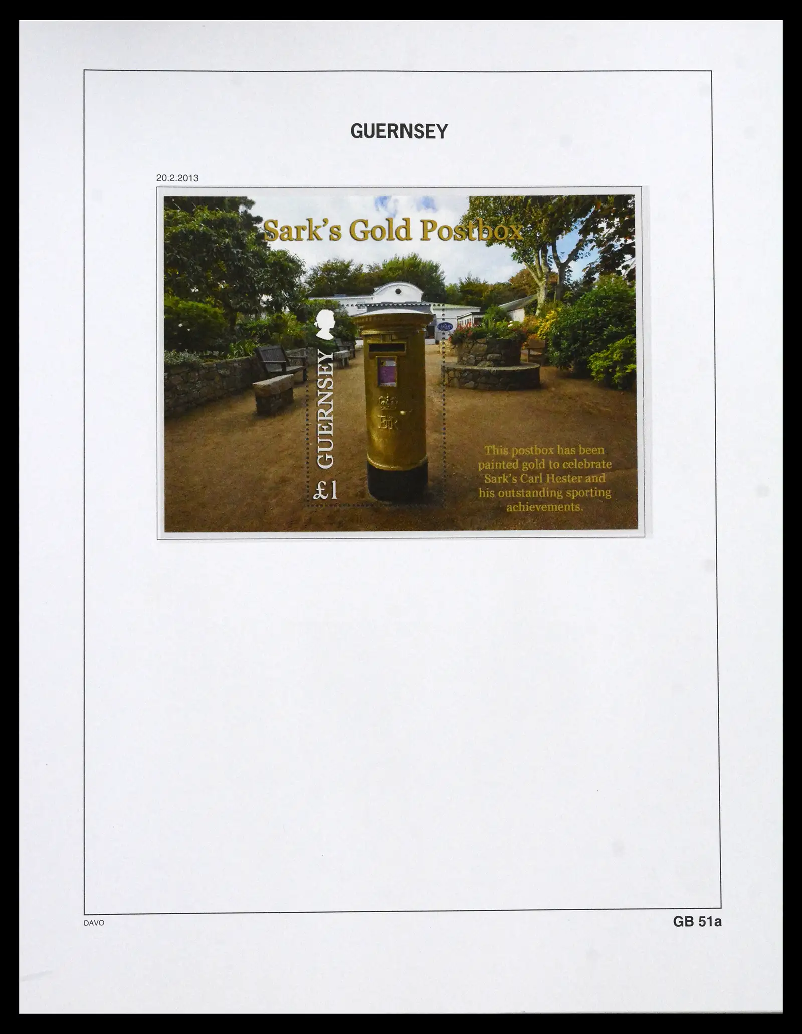 41666 0100 - Postzegelverzameling 41666 Guernsey 1941-2013.