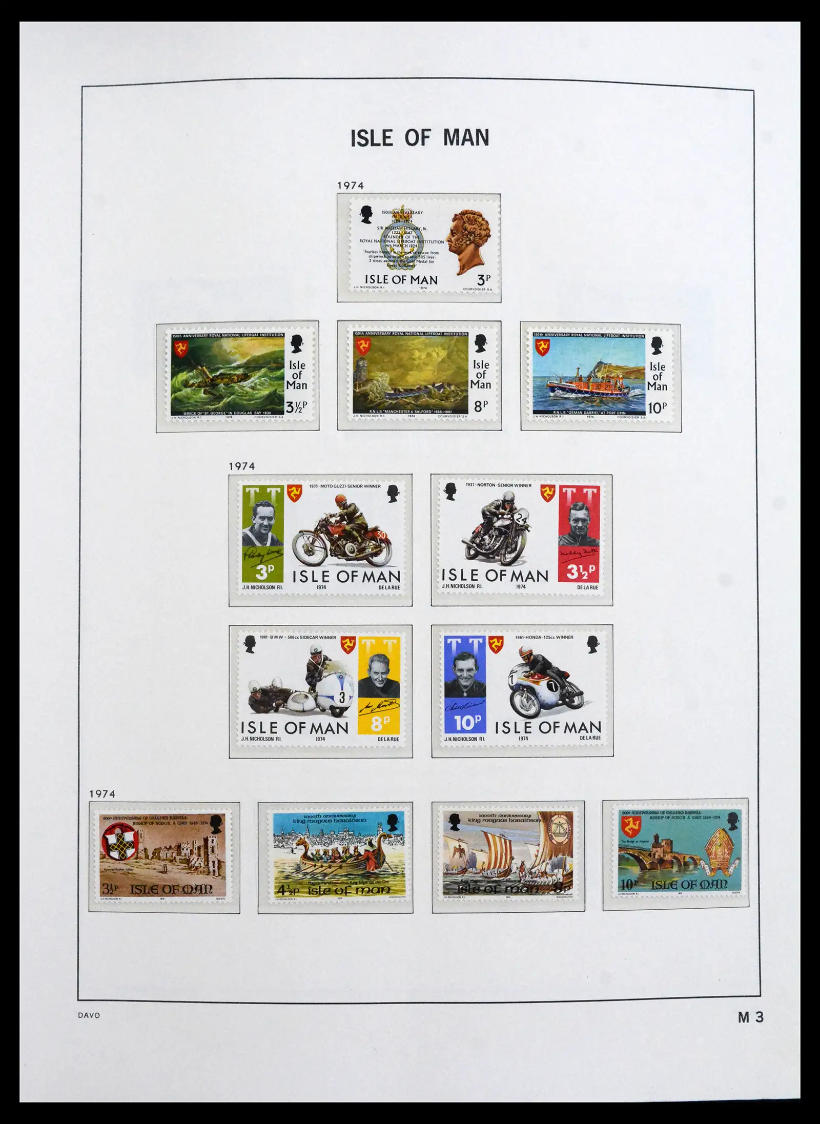 41667 0003 - Stamp collection 41667 Isle of Man complete 1973-2000.