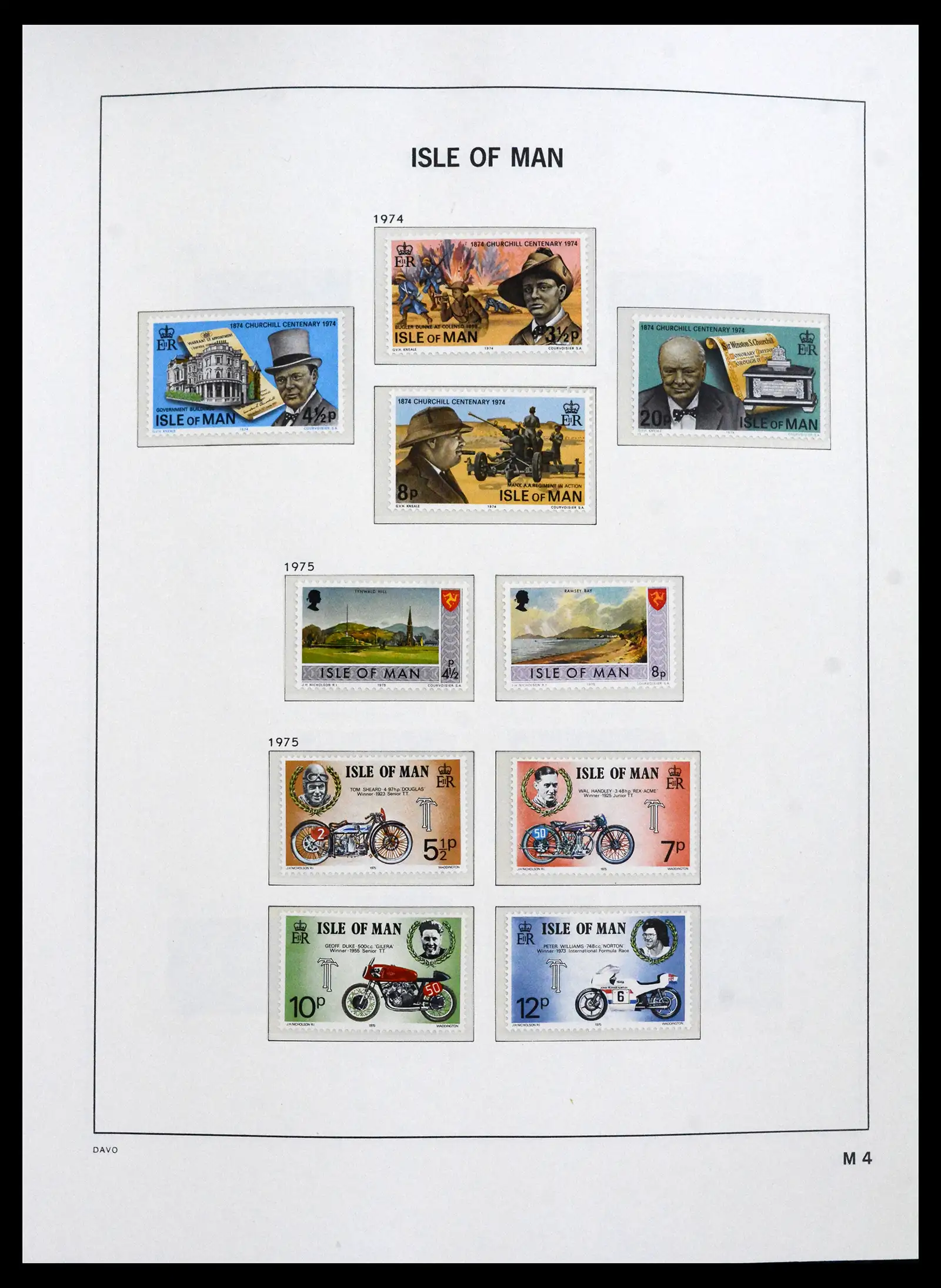 41667 0004 - Stamp collection 41667 Isle of Man complete 1973-2000.