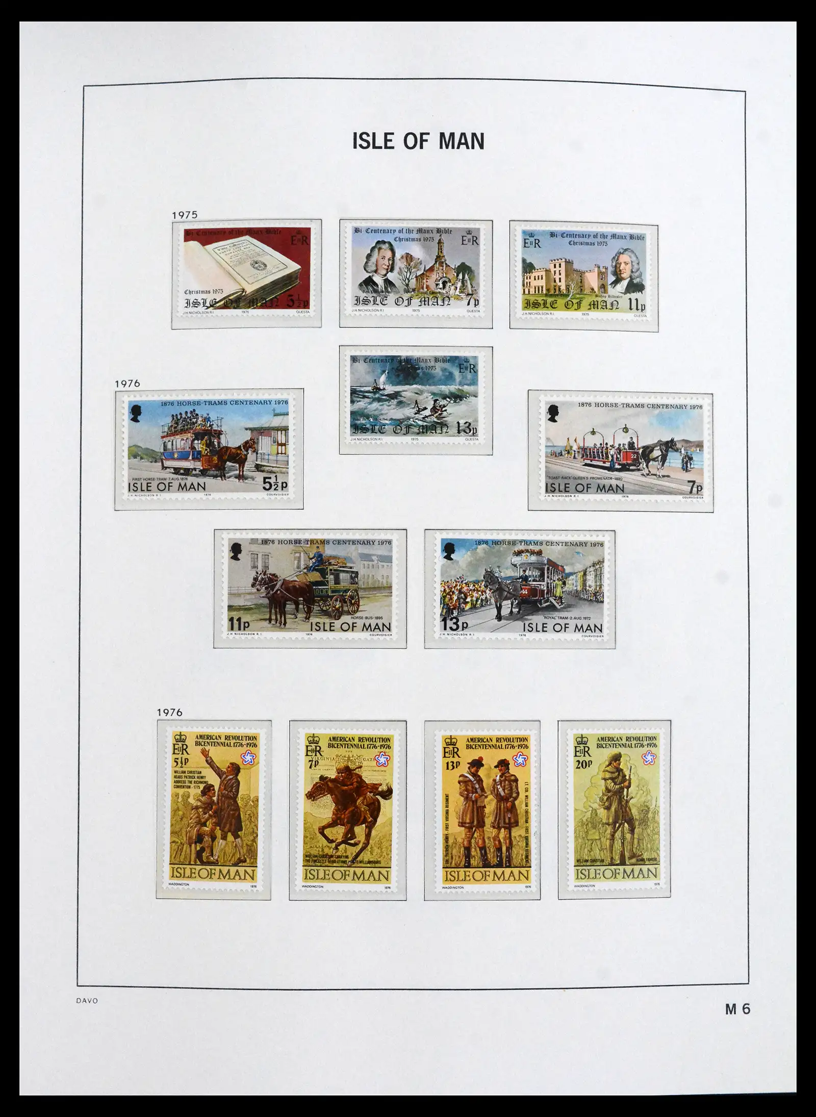 41667 0006 - Stamp collection 41667 Isle of Man complete 1973-2000.