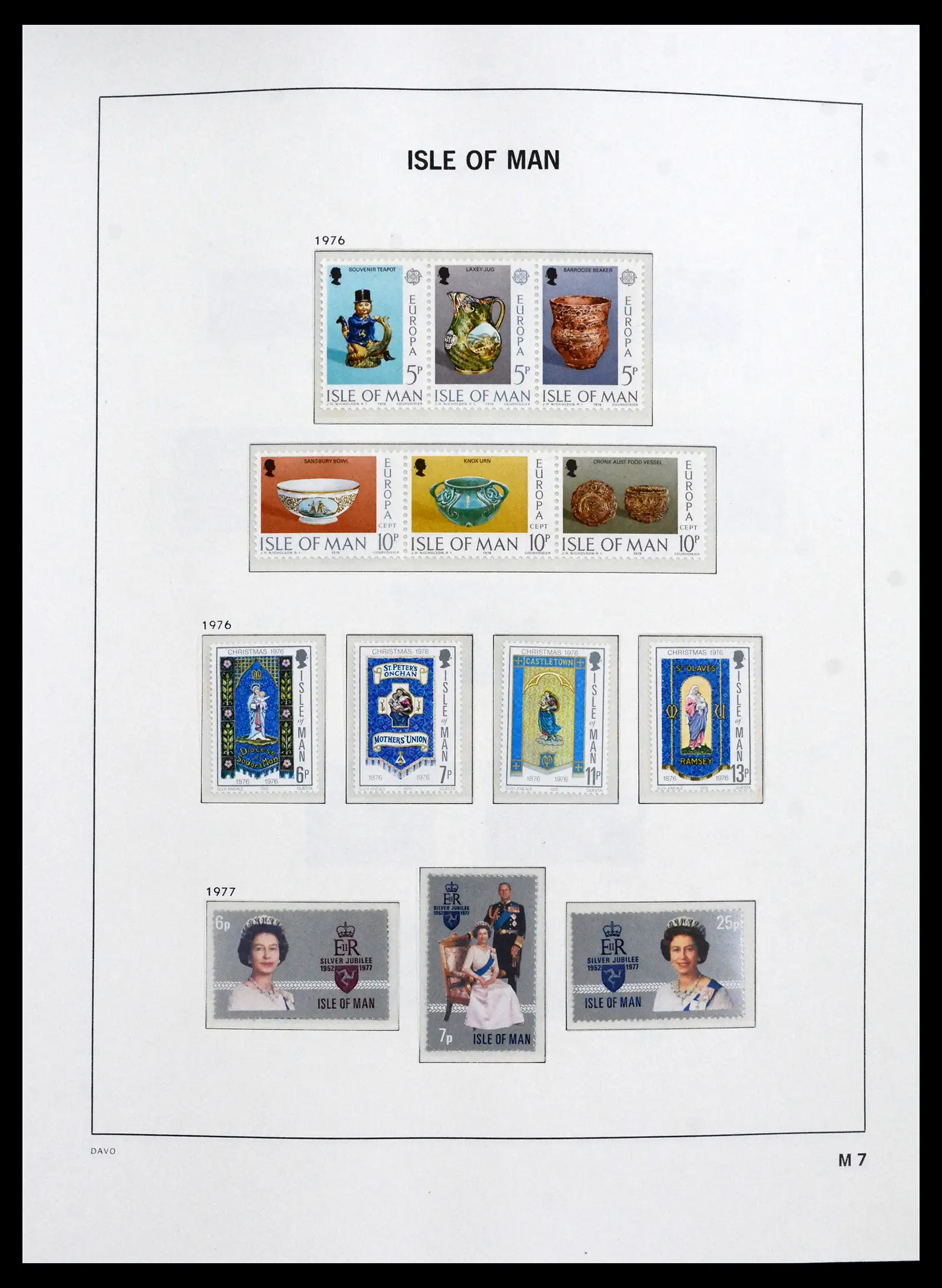 41667 0007 - Stamp collection 41667 Isle of Man complete 1973-2000.