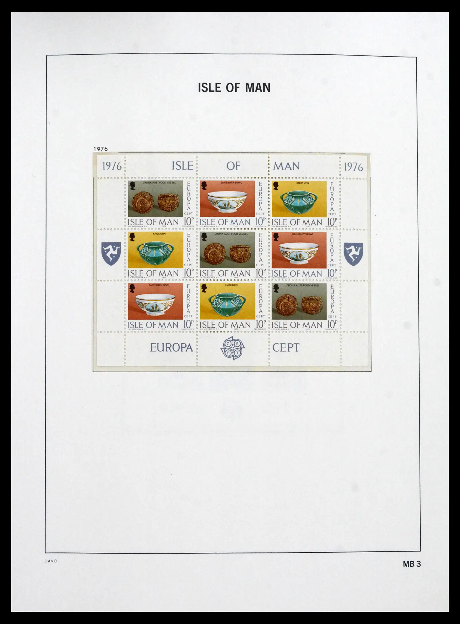 41667 0038 - Stamp collection 41667 Isle of Man complete 1973-2000.
