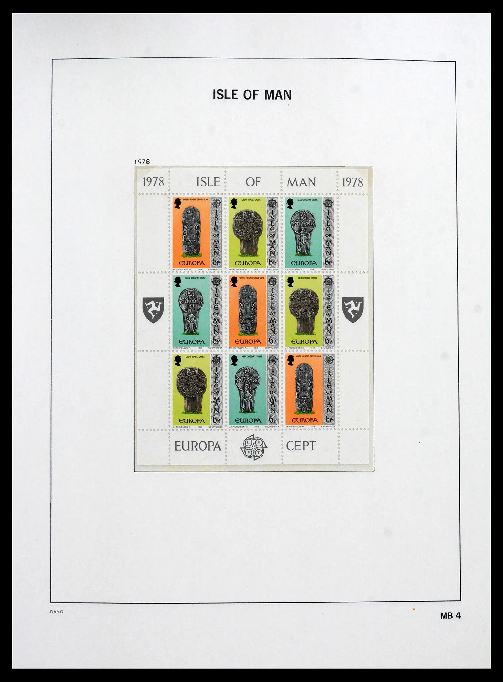 41667 0039 - Stamp collection 41667 Isle of Man complete 1973-2000.