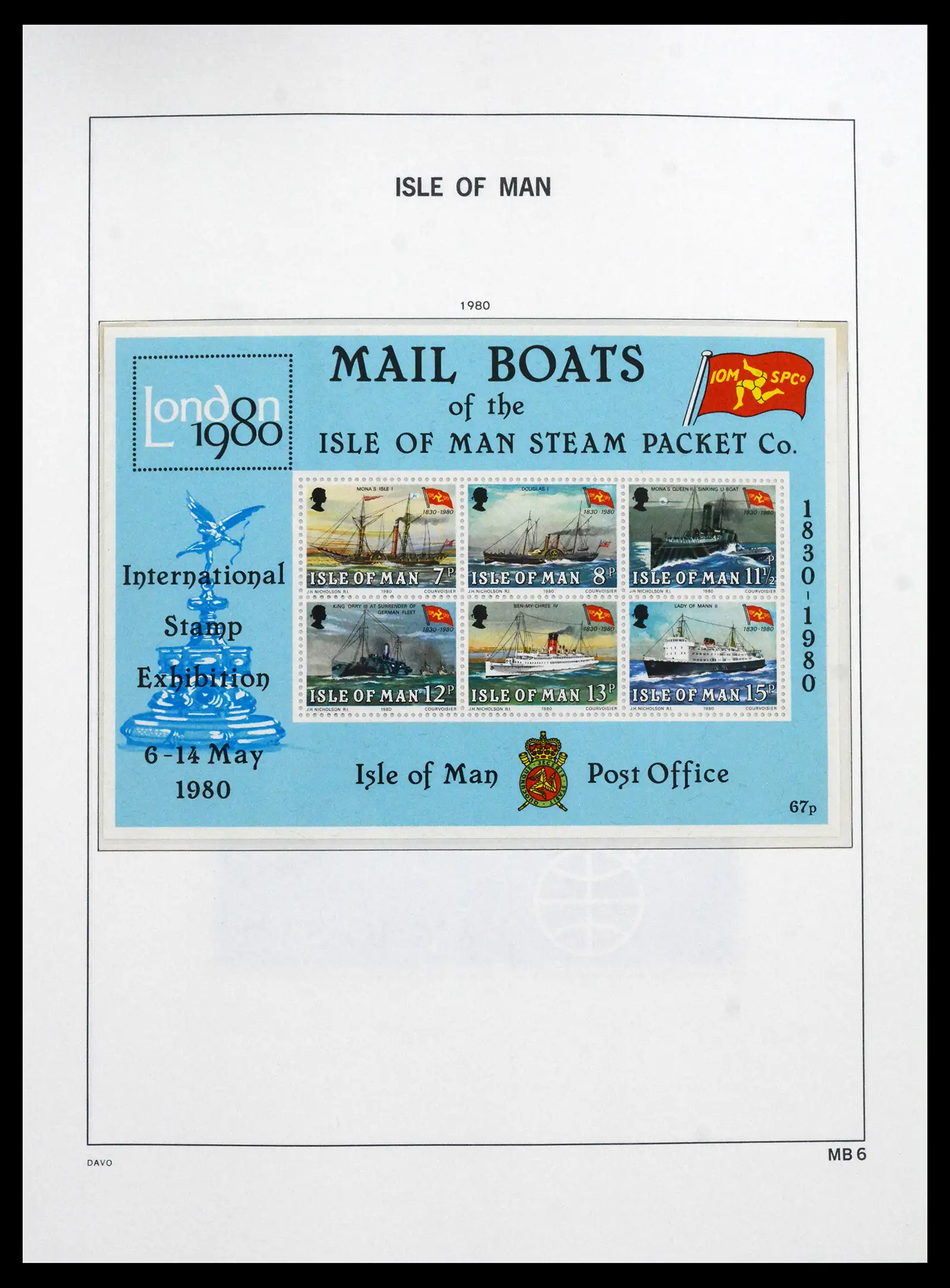 41667 0041 - Stamp collection 41667 Isle of Man complete 1973-2000.