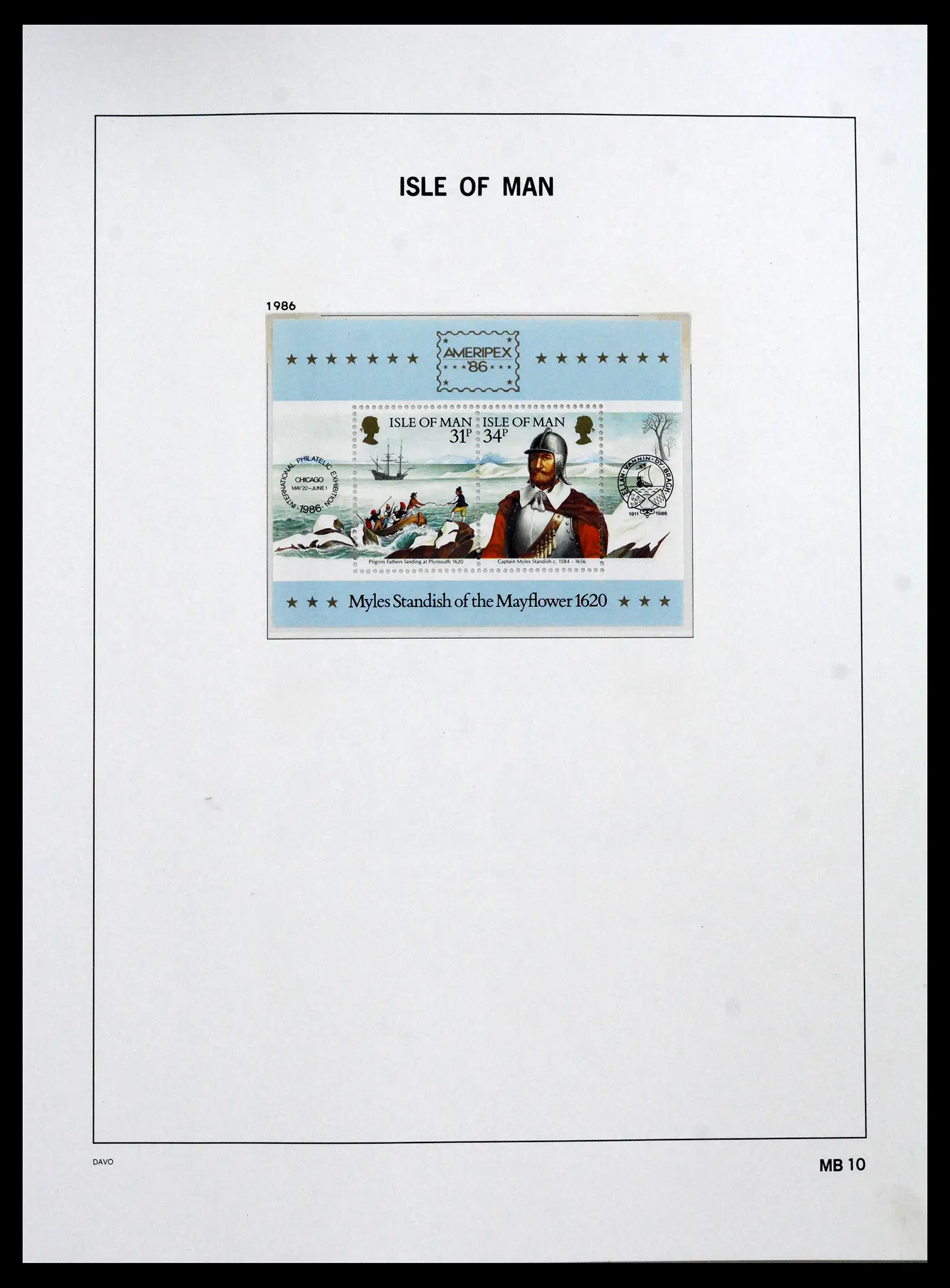 41667 0045 - Stamp collection 41667 Isle of Man complete 1973-2000.