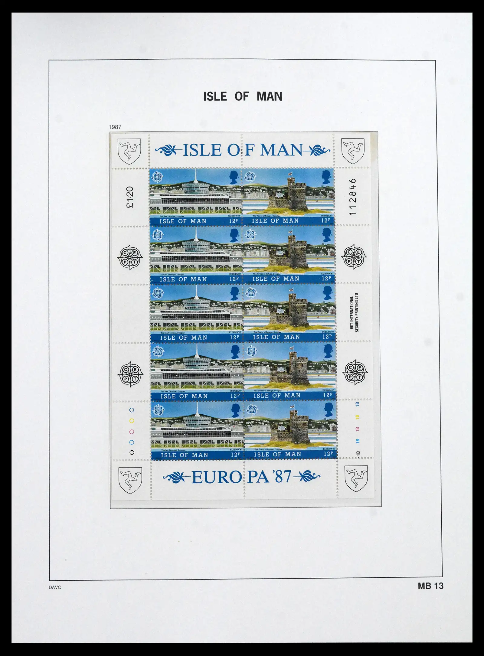41667 0048 - Stamp collection 41667 Isle of Man complete 1973-2000.