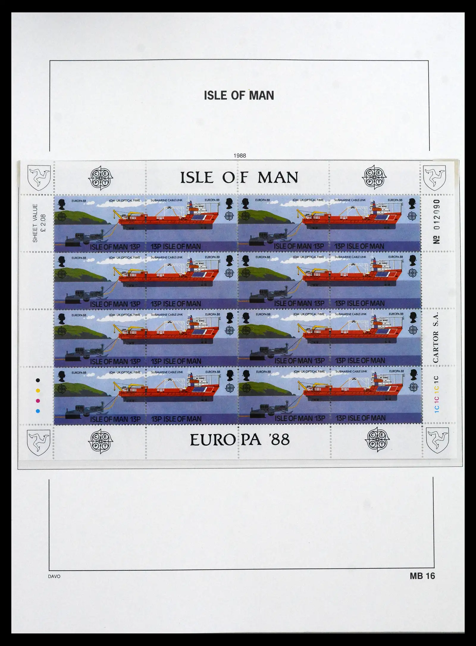 41667 0051 - Stamp collection 41667 Isle of Man complete 1973-2000.