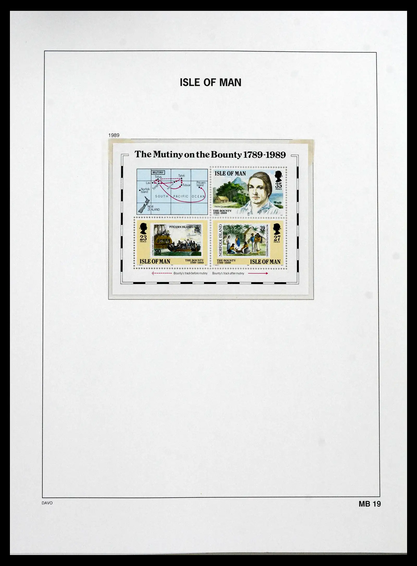 41667 0054 - Stamp collection 41667 Isle of Man complete 1973-2000.