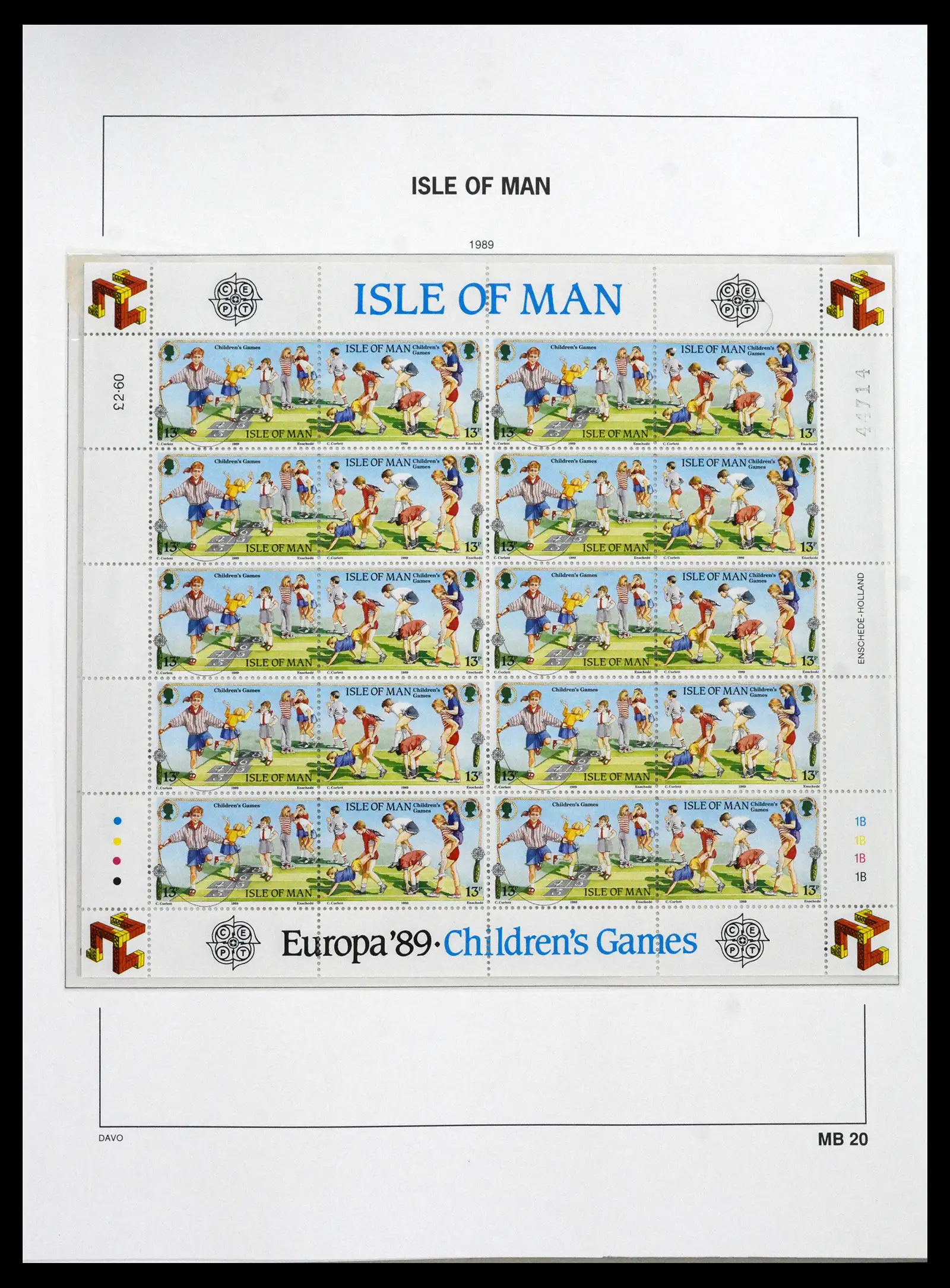 41667 0055 - Stamp collection 41667 Isle of Man complete 1973-2000.