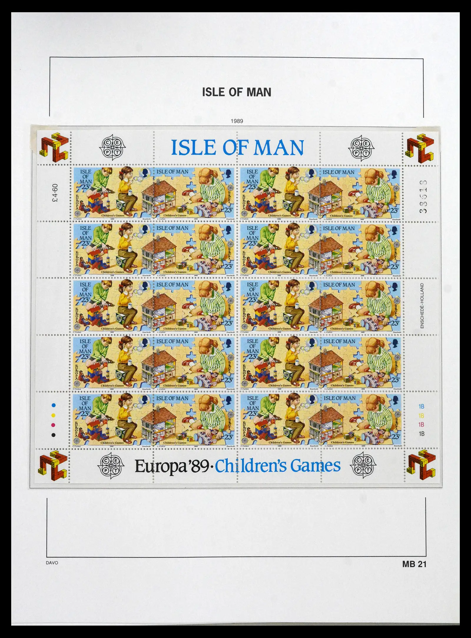 41667 0056 - Stamp collection 41667 Isle of Man complete 1973-2000.