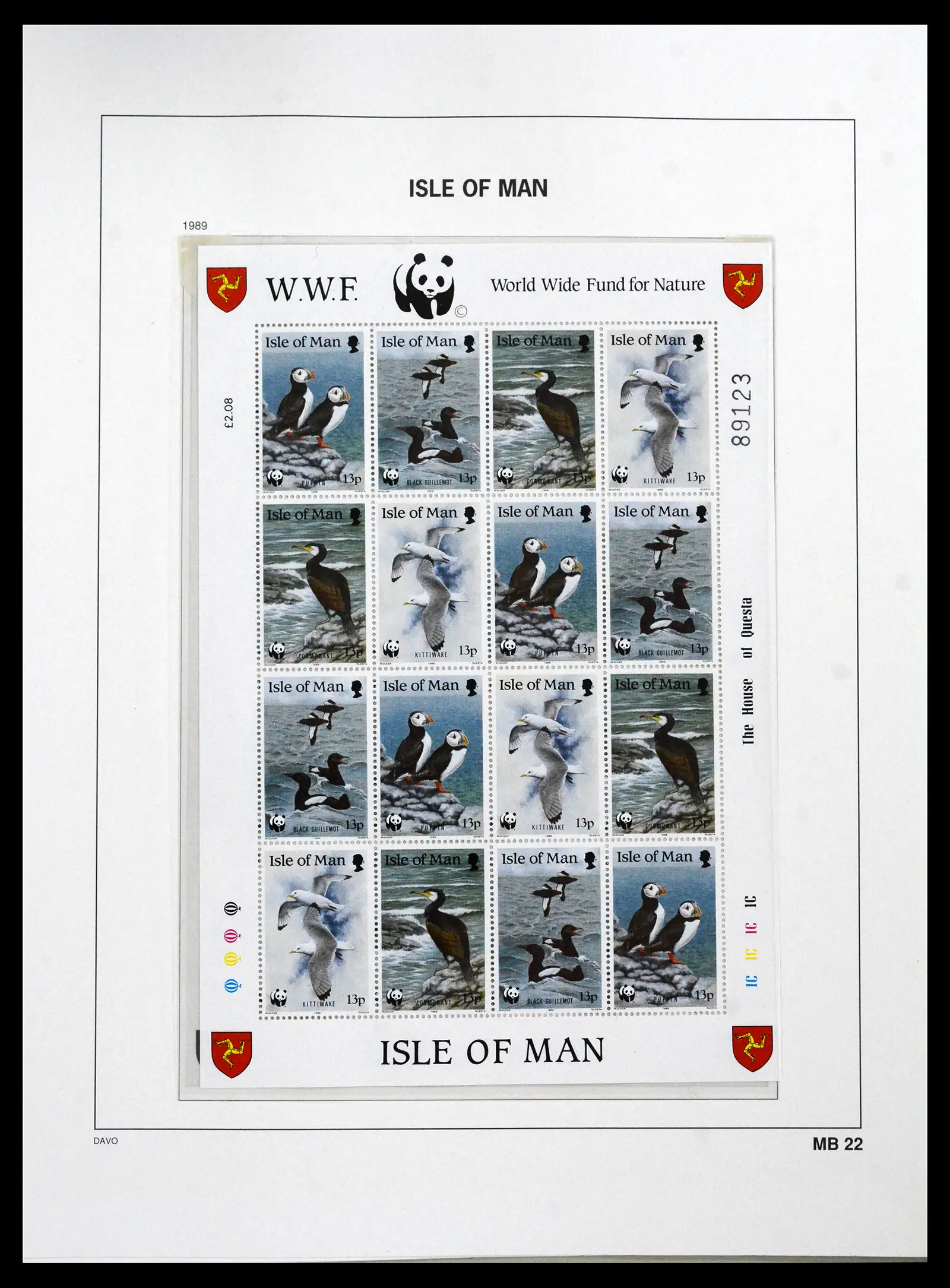 41667 0057 - Stamp collection 41667 Isle of Man complete 1973-2000.