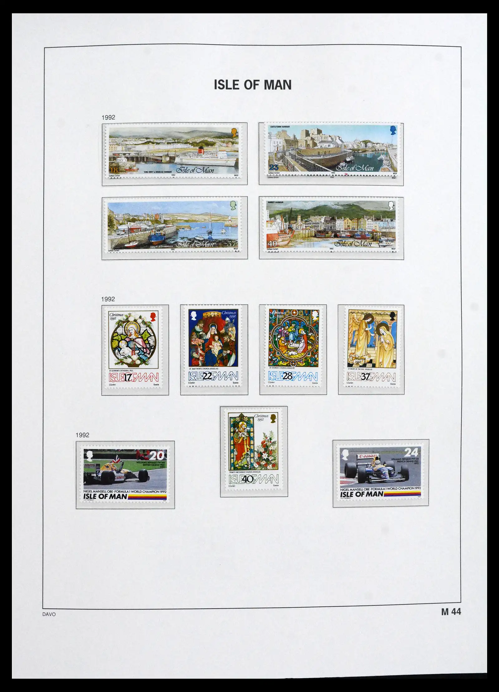 41667 0069 - Stamp collection 41667 Isle of Man complete 1973-2000.