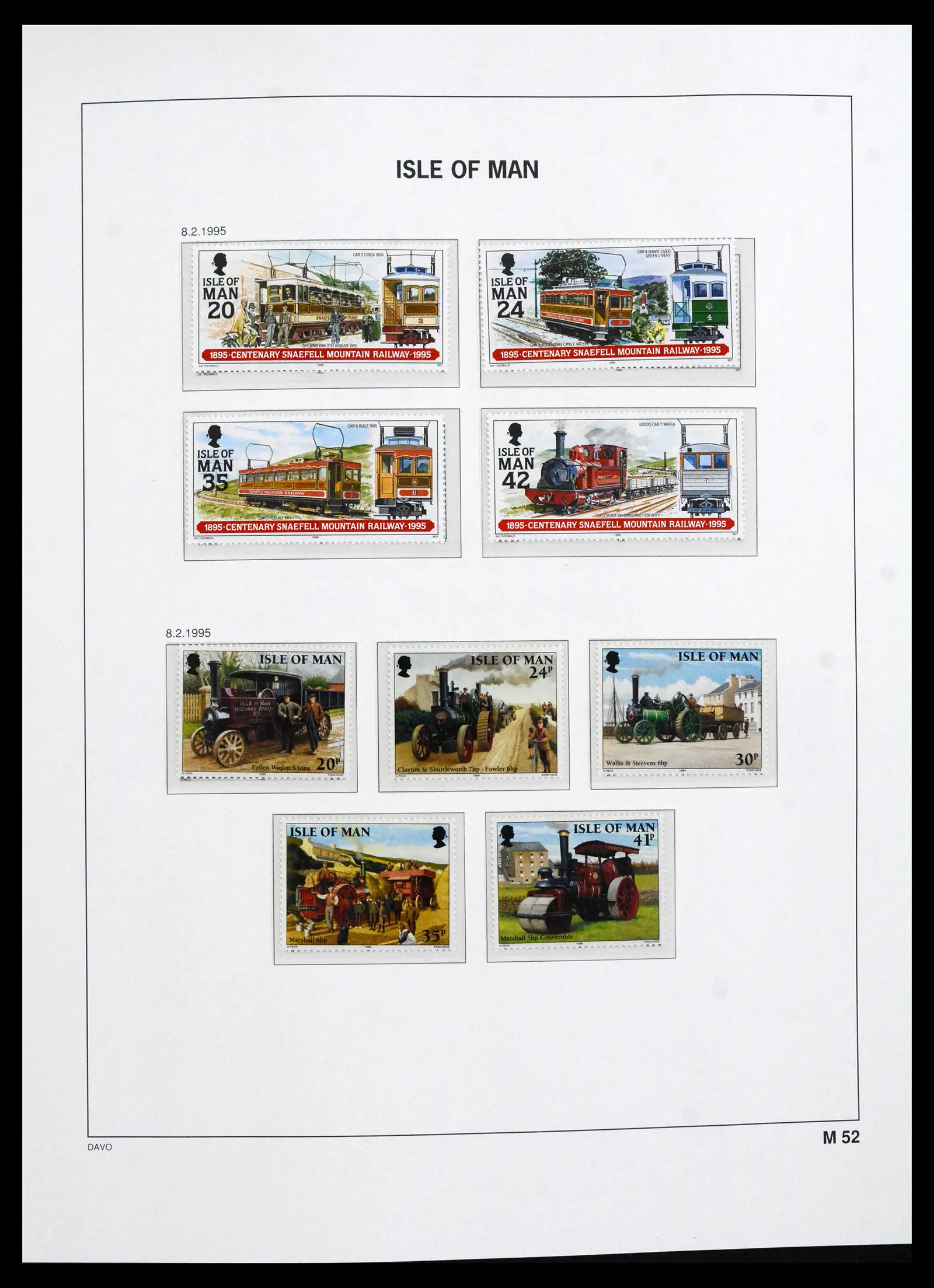 41667 0077 - Stamp collection 41667 Isle of Man complete 1973-2000.
